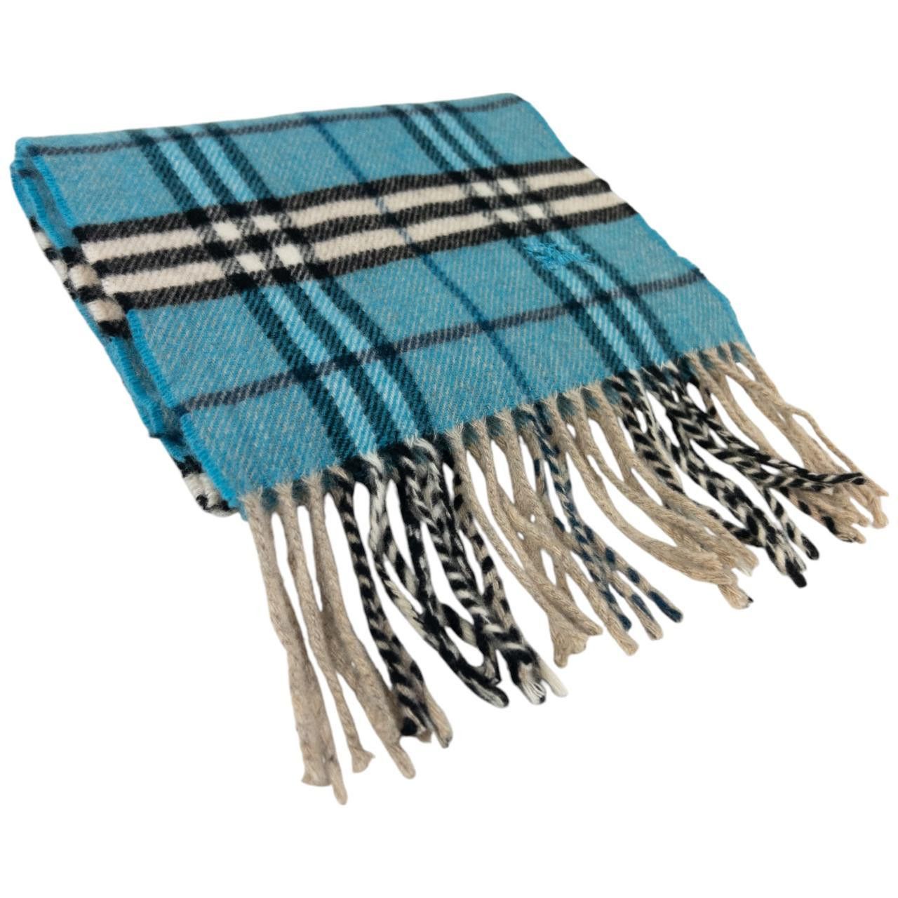 Burberry Vintage Burberry Nova Check Cashmere Tassel Scarf Size ONE SIZE - 7 Thumbnail
