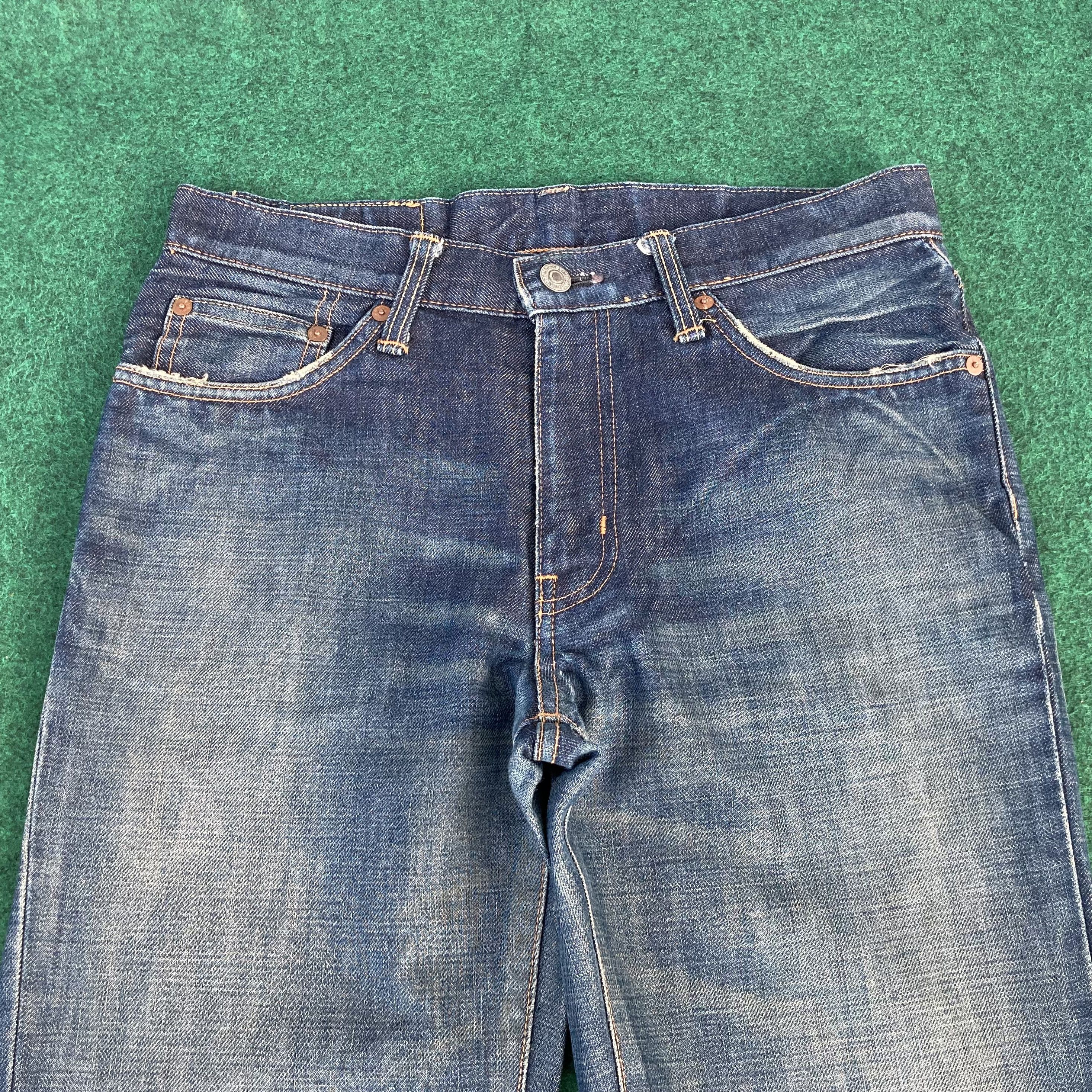 Edwin 29x31.5 Vtg Edwin 800SX Wide Flared Denim Bootcut Jeans Size US 29 - 3 Thumbnail