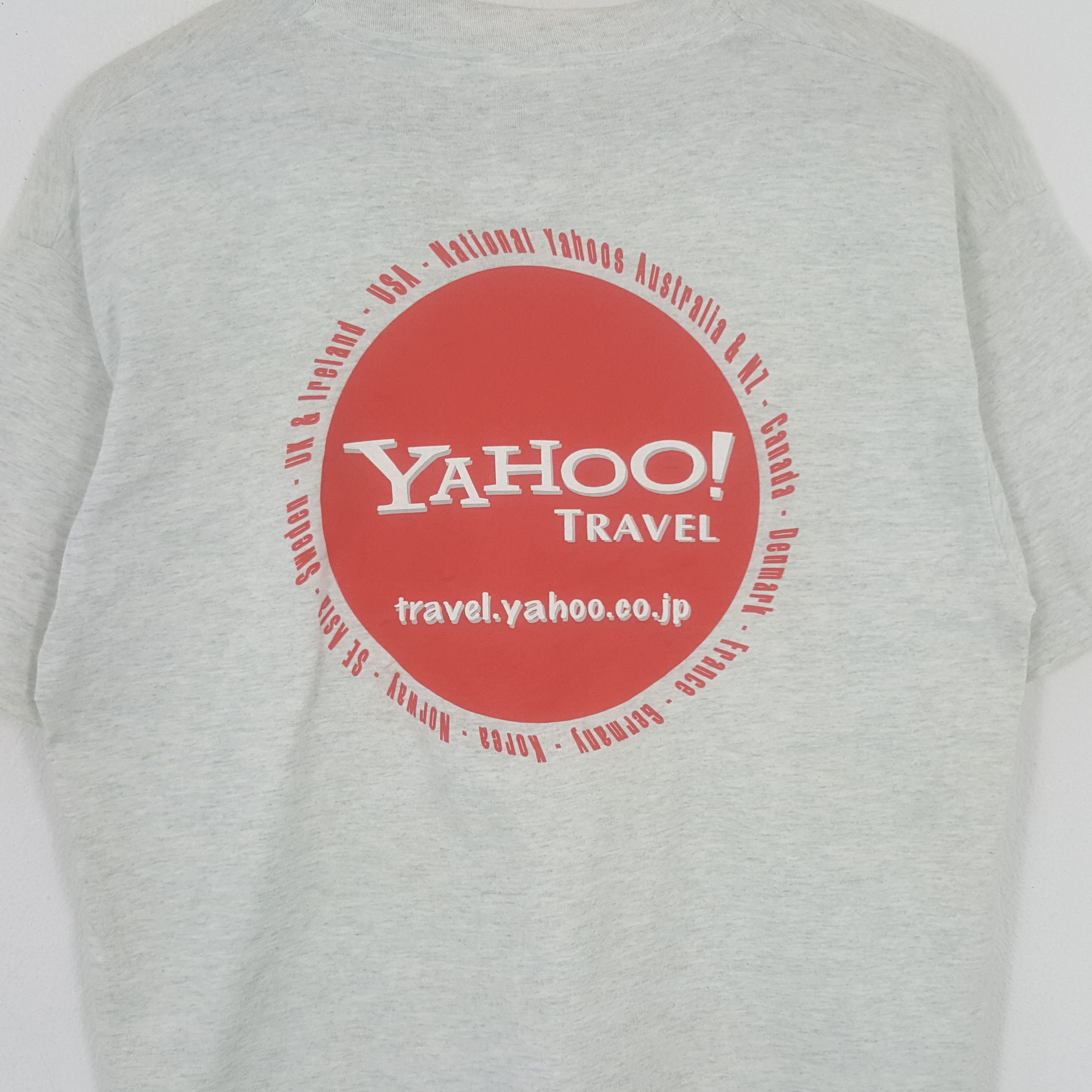 Vintage Vintage Yahoo Travel T-shirt Size US L / EU 52-54 / 3 - 2 Thumbnail