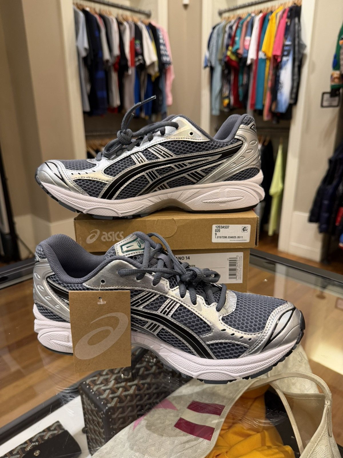 Asics Asics Gel Kayano 14 - Metropolis Jasper Green Size US 9 / EU 42 - 2 Thumbnail