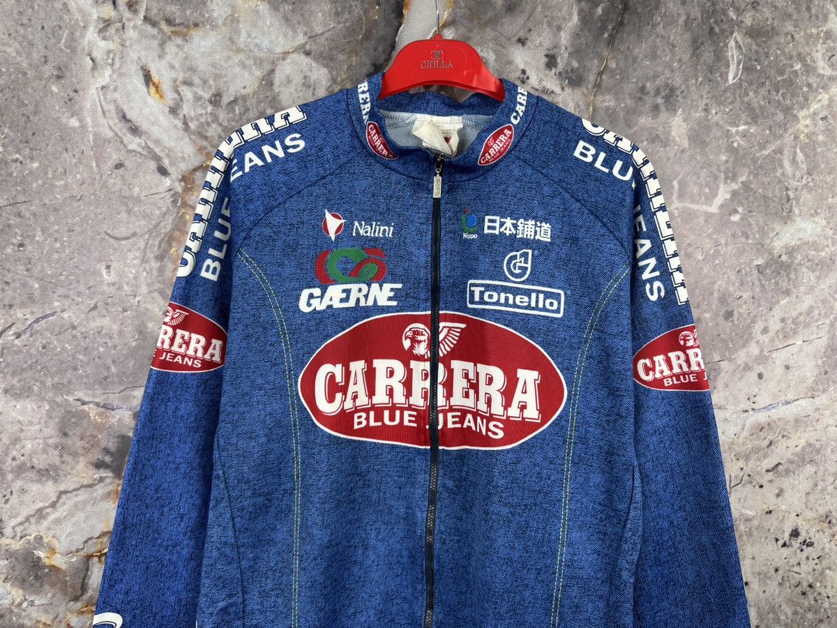 Carrera Men’s Carrera Blue Jeans Bike Jersey Jacket Cycling Size 6 Size US XL / EU 56 / 4 - 3 Thumbnail