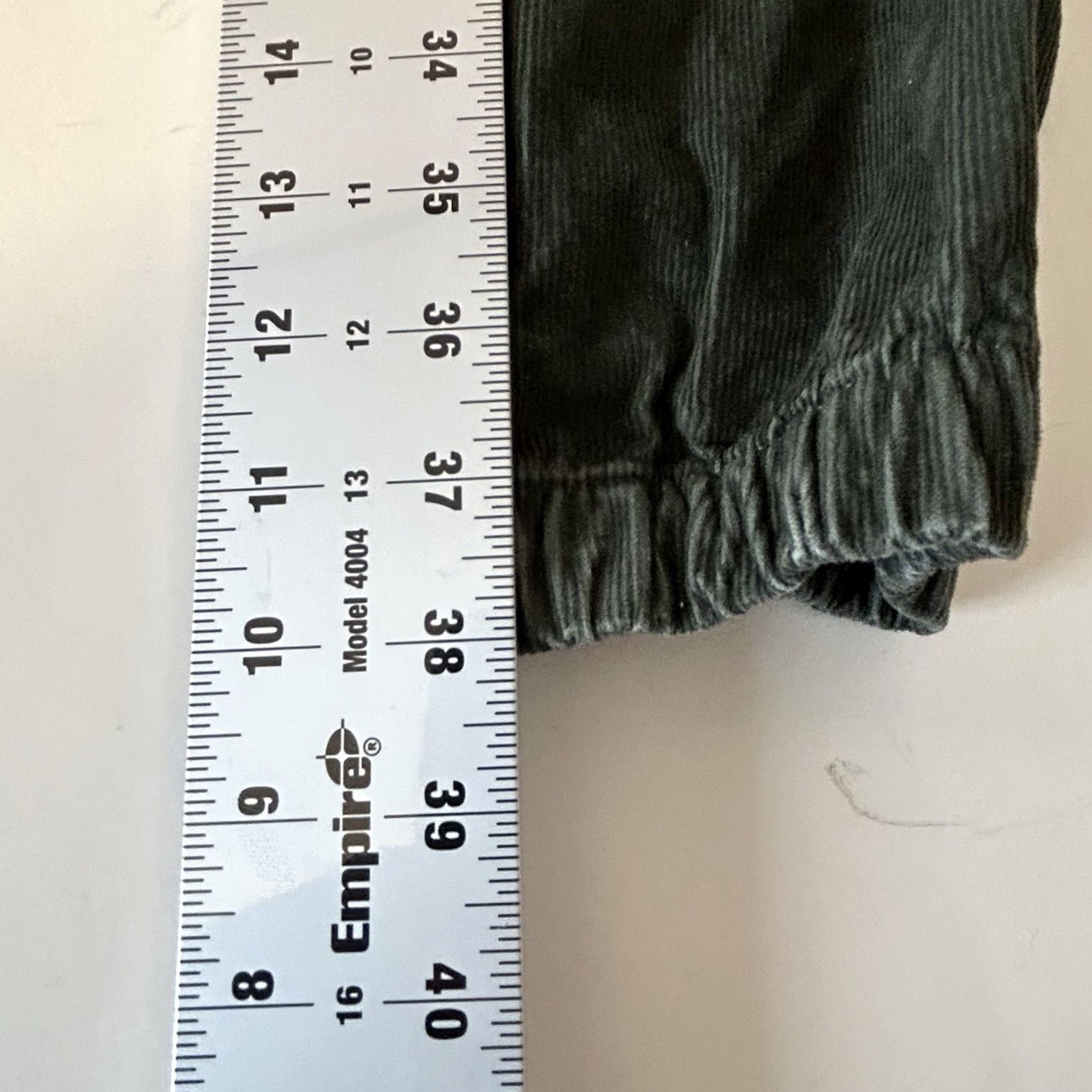 Gap Gap Corduroy Pants Women Small Green Drawstring Elastic Waist Pockets Modern 28in Inseam Size 28" / US 6 / IT 42 - 5 Thumbnail