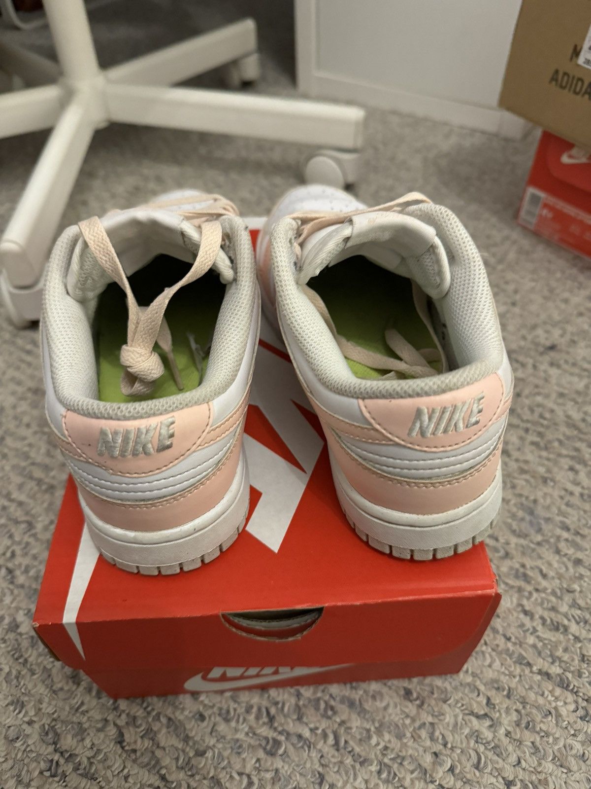 Nike Nike Dunk Low Next Nature Pink Coral Size US 7 / IT 37 - 3 Thumbnail