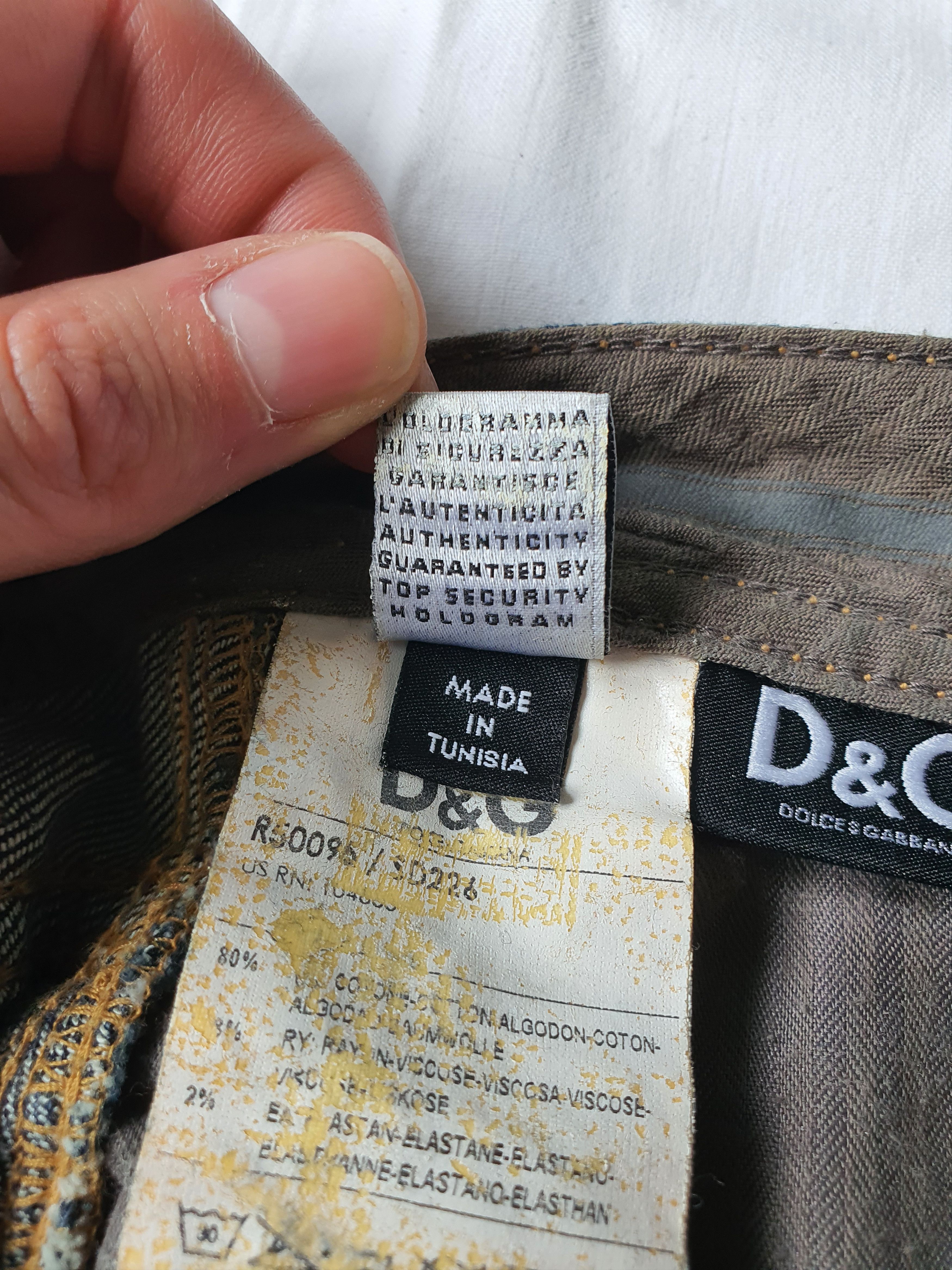 Dolce & Gabbana Vintage Jeans - AUDACIOUS (Y2K, 00s) - Low rise, Slim Fit Size US 30 / EU 46 - 7 Thumbnail