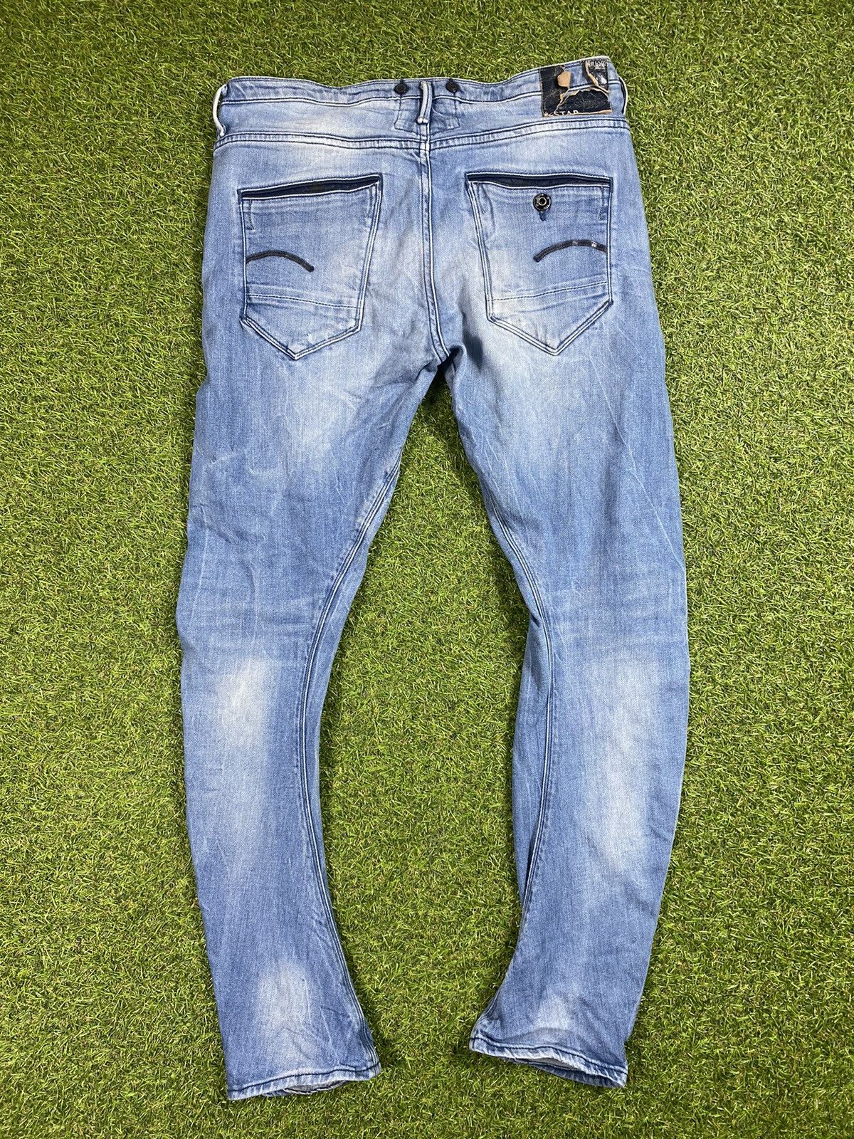 G-Star Vintage G star raw denim faded jeans streetwear size 29x34 Size 29" - 1 Thumbnail