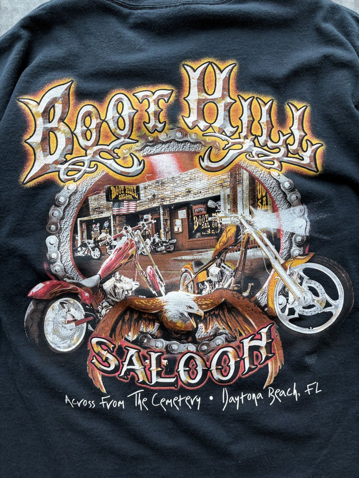 Vintage Vintage Y2K Boot Hill Saloon Graphic Tee Size US L / EU 52-54 / 3 - 2 Thumbnail