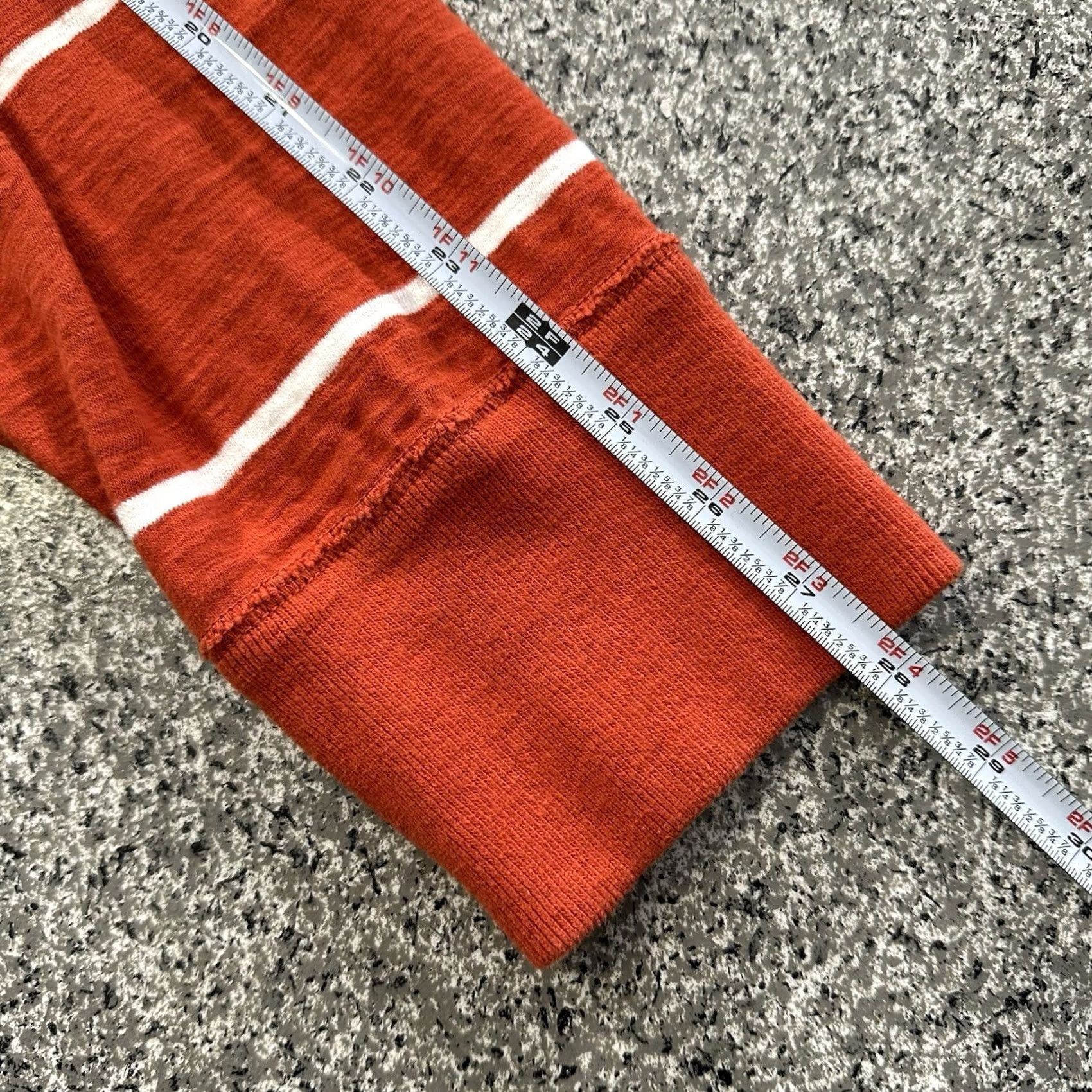 American Eagle Outfitters VINTAGE American Eagle Shirt Mens 2XL Orange Striped Polo Long Sleeve Shirt Size US XXL / EU 58 / 5 - 6 Thumbnail
