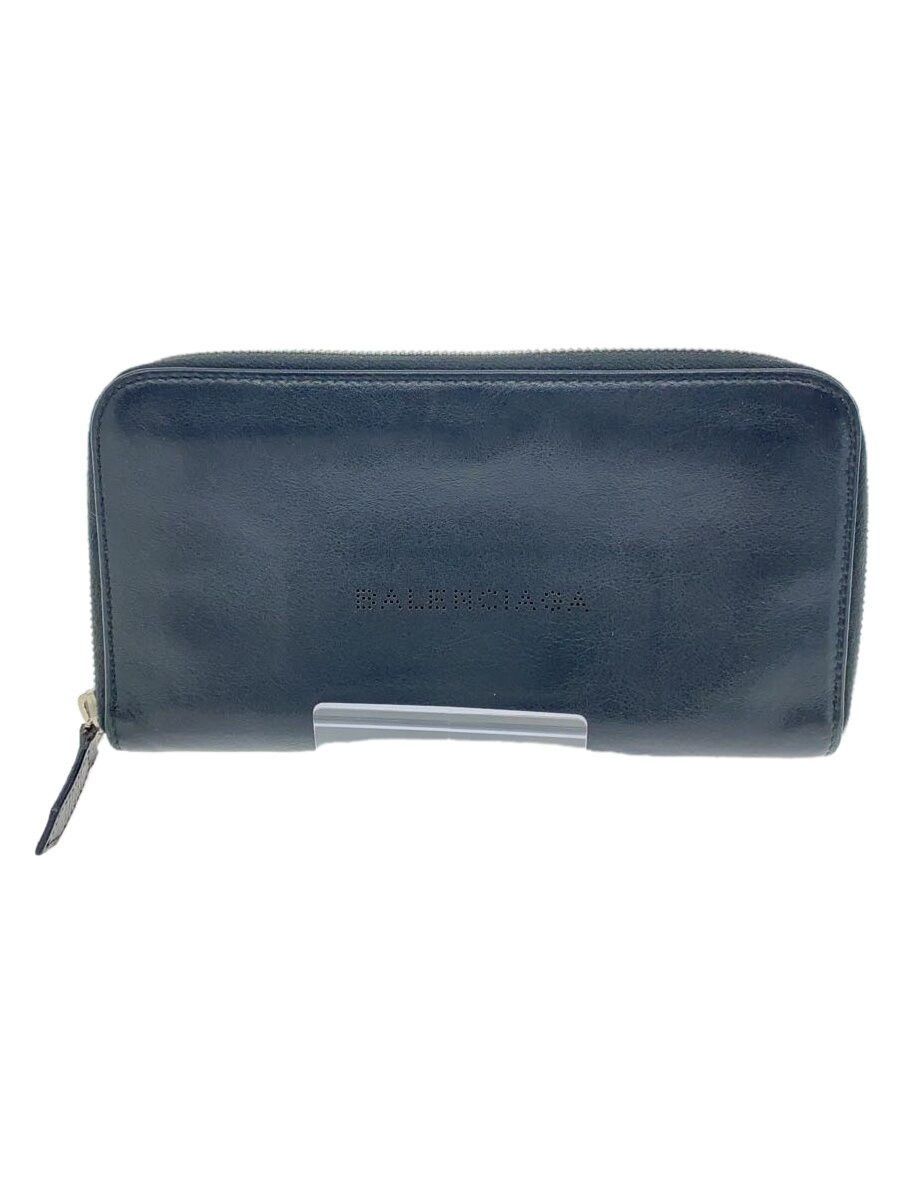 Balenciaga Balenciaga Leather Long Wallet Black Size ONE SIZE - 1 Thumbnail
