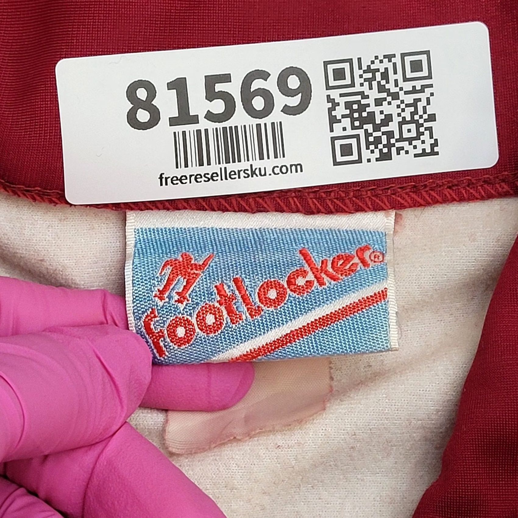 Vintage VINTAGE Footlocker Track Jacket Womens Medium Red 80s Size 4XL / US 24-26 - 7 Thumbnail