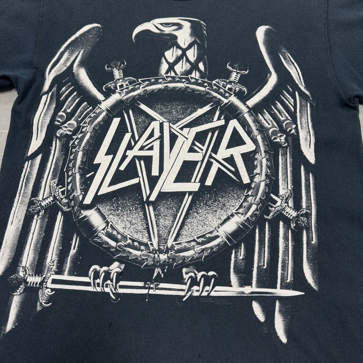 Slayer × Vintage Vintage Slayer Eagle T-Shirt Size M Size US M / EU 48-50 / 2 - 6 Thumbnail
