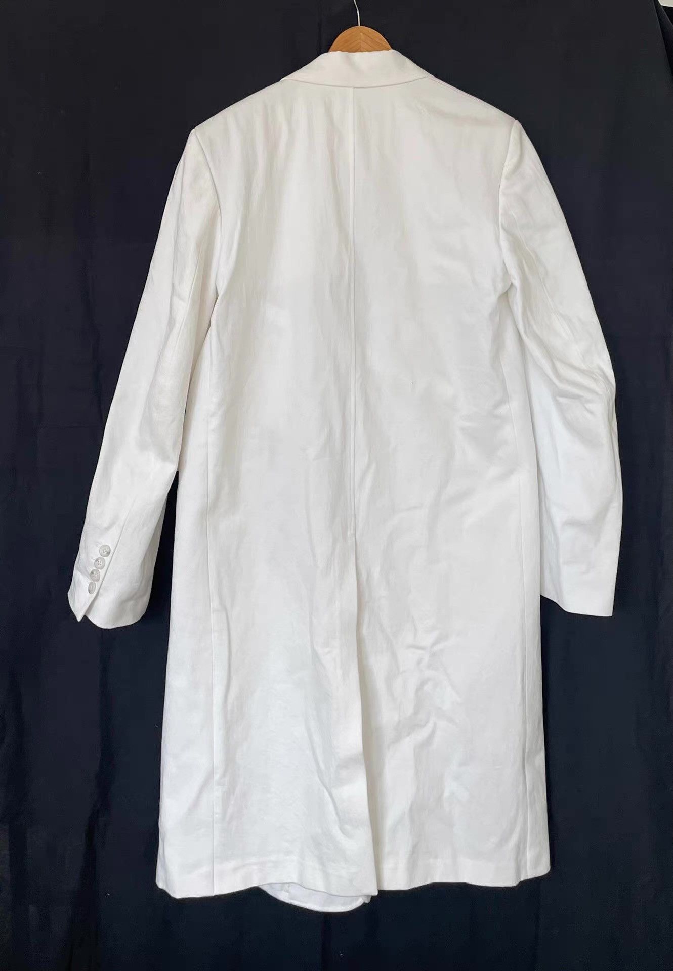Ann Demeulemeester Ann Demeulemeester White Denim Ribbon Coat Ｑ21 Size US S / EU 44-46 / 1 - 7 Thumbnail