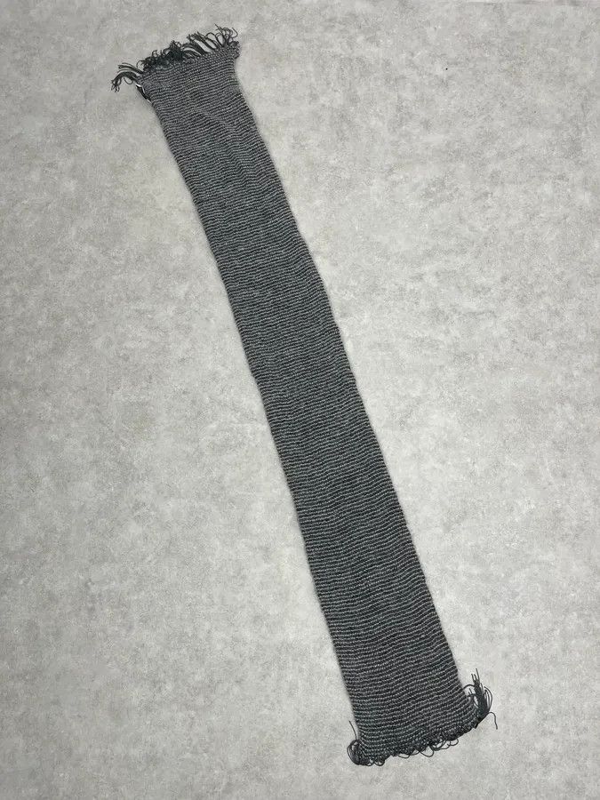 Giorgio Armani 2000s Giorgio Armani Grey Cozy Scarf Size ONE SIZE - 5 Thumbnail