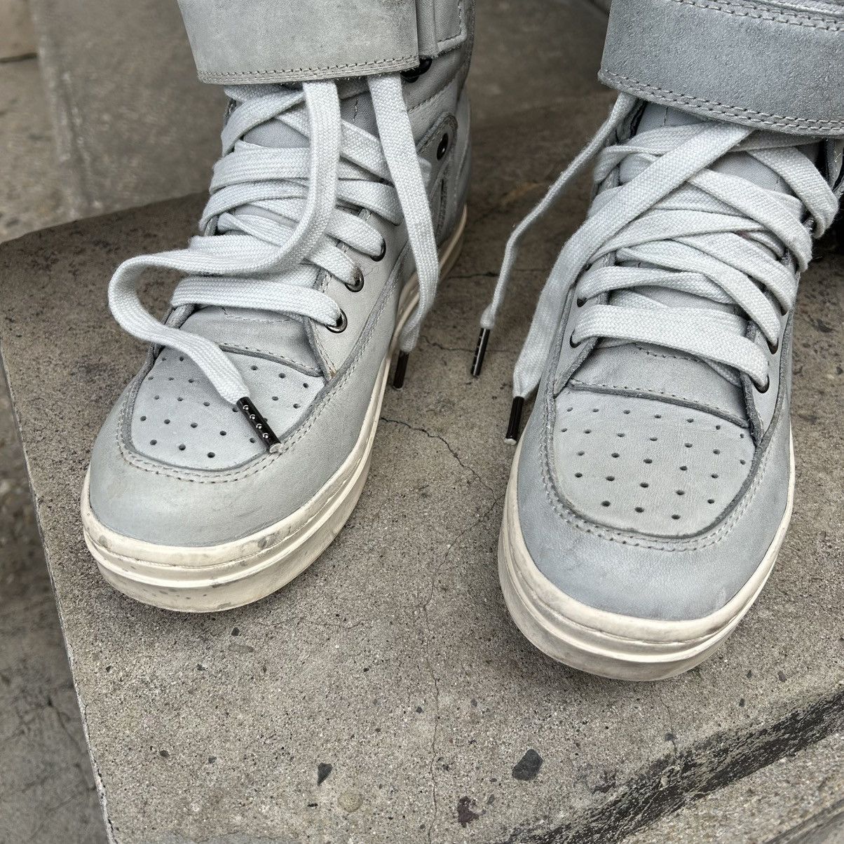 Allsaints Allsaints Geo Hi Top Sneakers Size US 6 / EU 39 - 4 Thumbnail