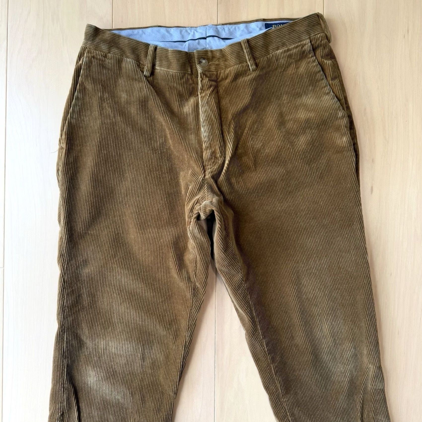 Polo Ralph Lauren Polo Ralph Lauren Brown Corduroy Pants 32 Casual Workwear Trousers 90s Men Size US XS / EU 42 / 0 - 3 Thumbnail
