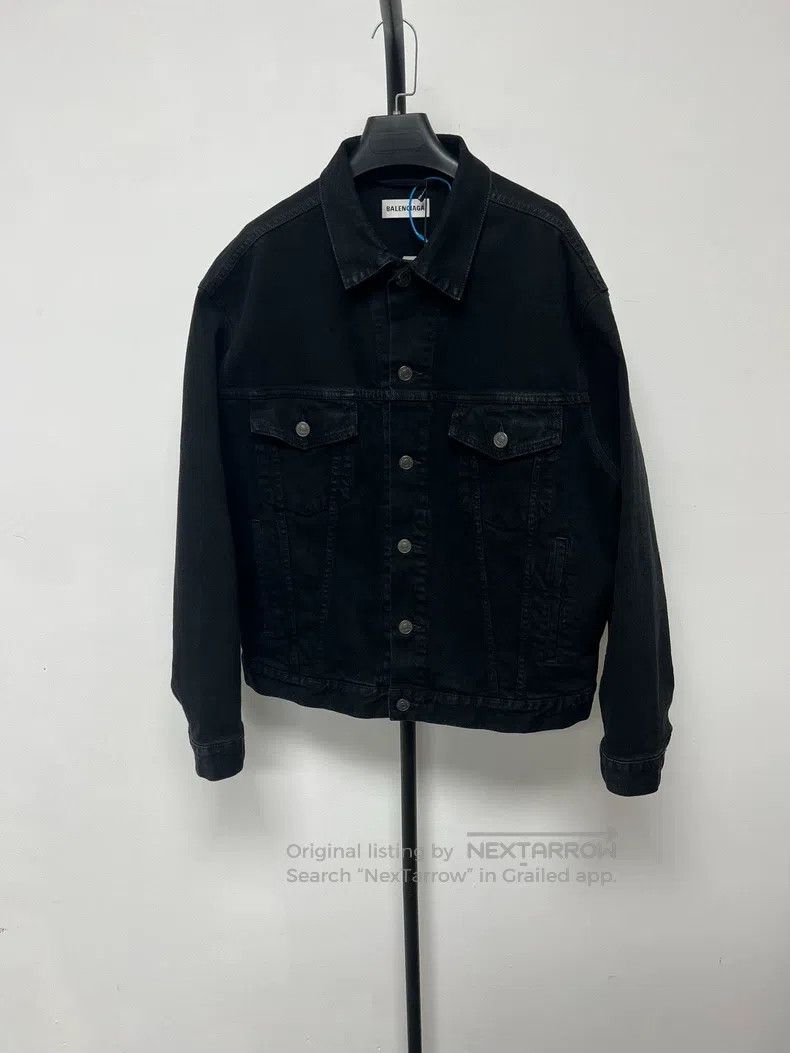 Balenciaga Balenciaga Crystal logo jacket Size XXS / US 00 / IT 34 - 2 Thumbnail