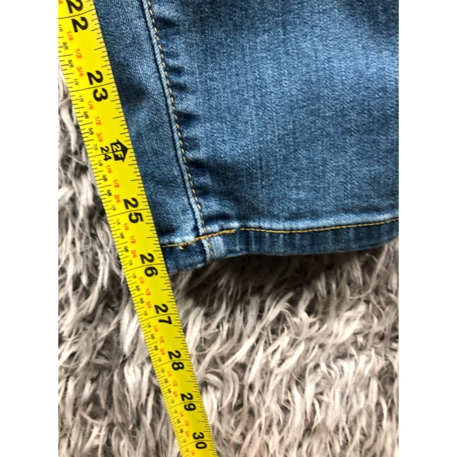 Mossimo Mossimo Mid Rise Jegging Size 12 Womens Medium Wash Blue Size 34" / US 12 / IT 48 - 3 Thumbnail