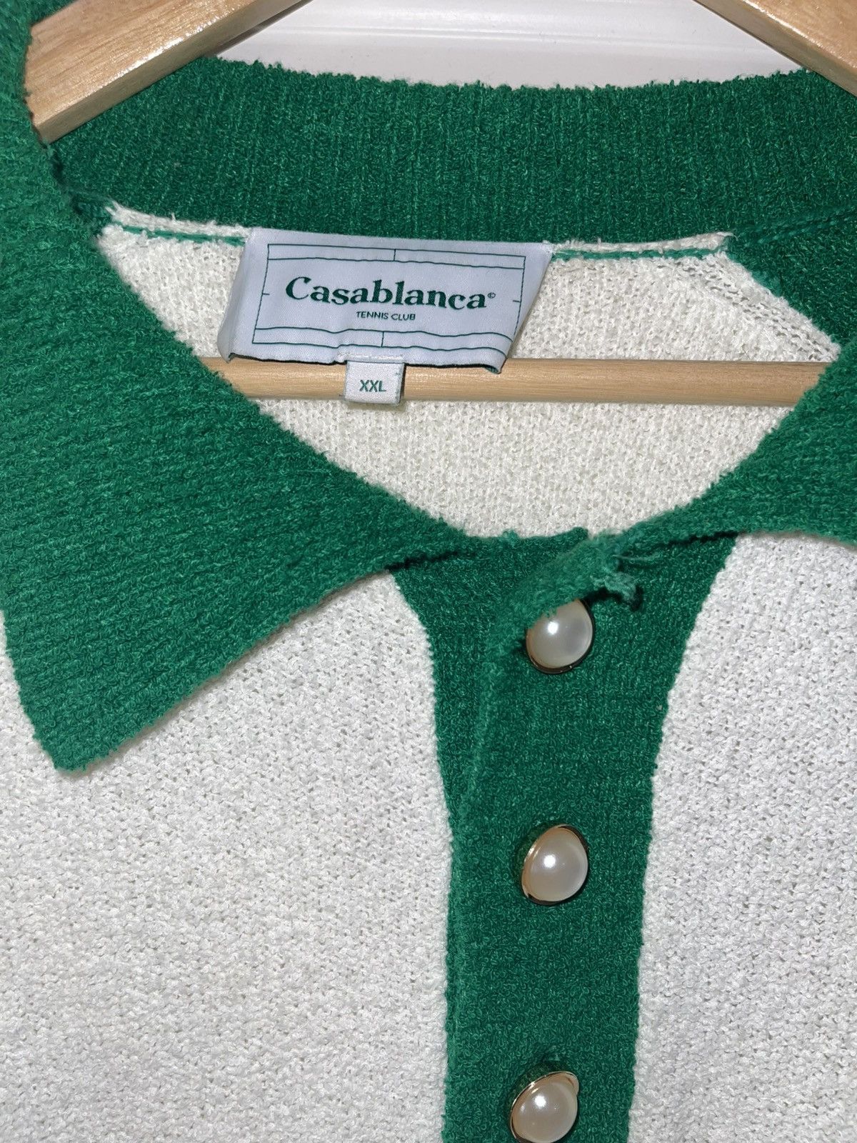 Casablanca CASABLANCA COLOUR BLOCKING BOUCLE POLO Size US XL / EU 56 / 4 - 3 Thumbnail