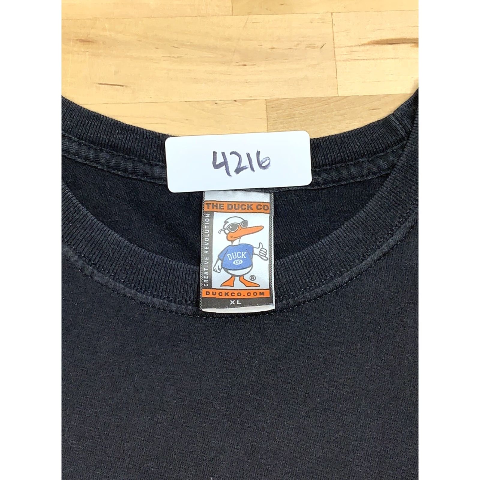 Vintage Bonafide Dutch Caribbean Skull T Shirt XL Black Short Sleeve Men The Duck Co Regular Crew Neck Size US XL / EU 56 / 4 - 5 Thumbnail
