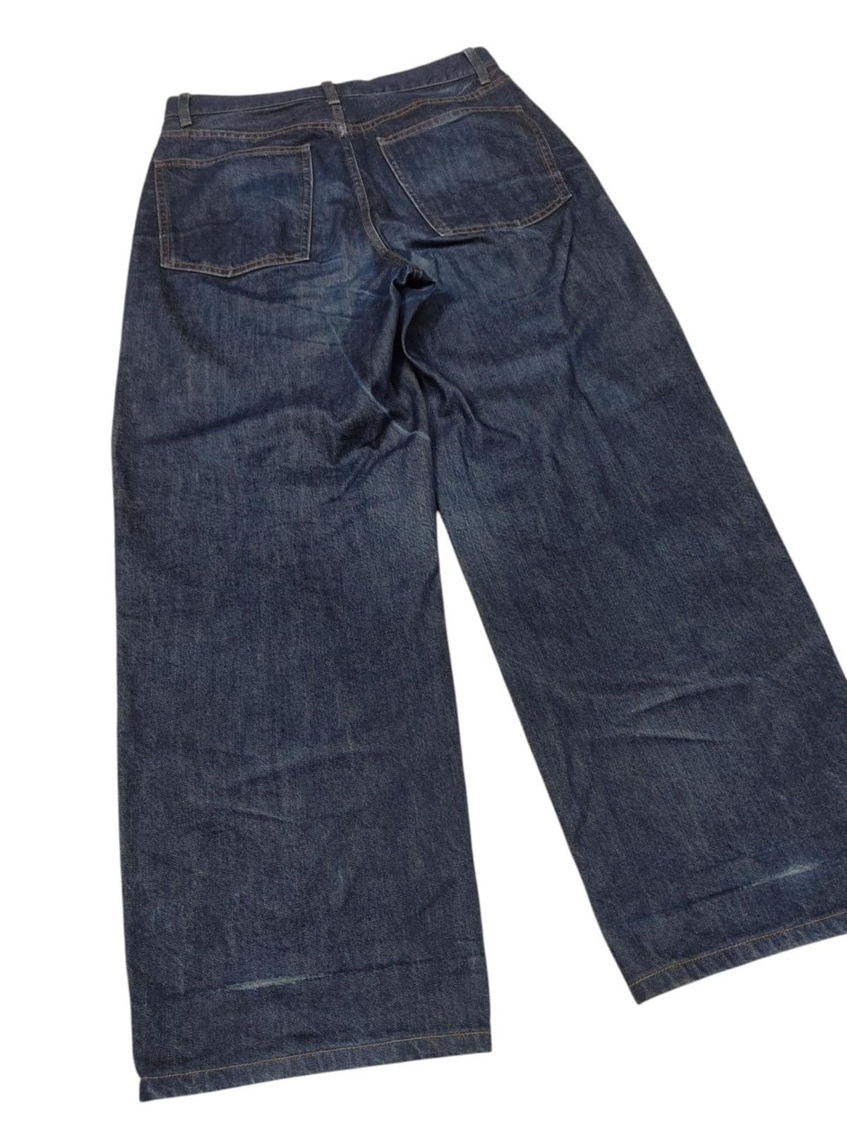 Japanese Brand × Uniqlo BAGGY 🔥 UNIQLO U Wide Leg Denim Size 30" / US 8 / IT 44 - 11 Thumbnail