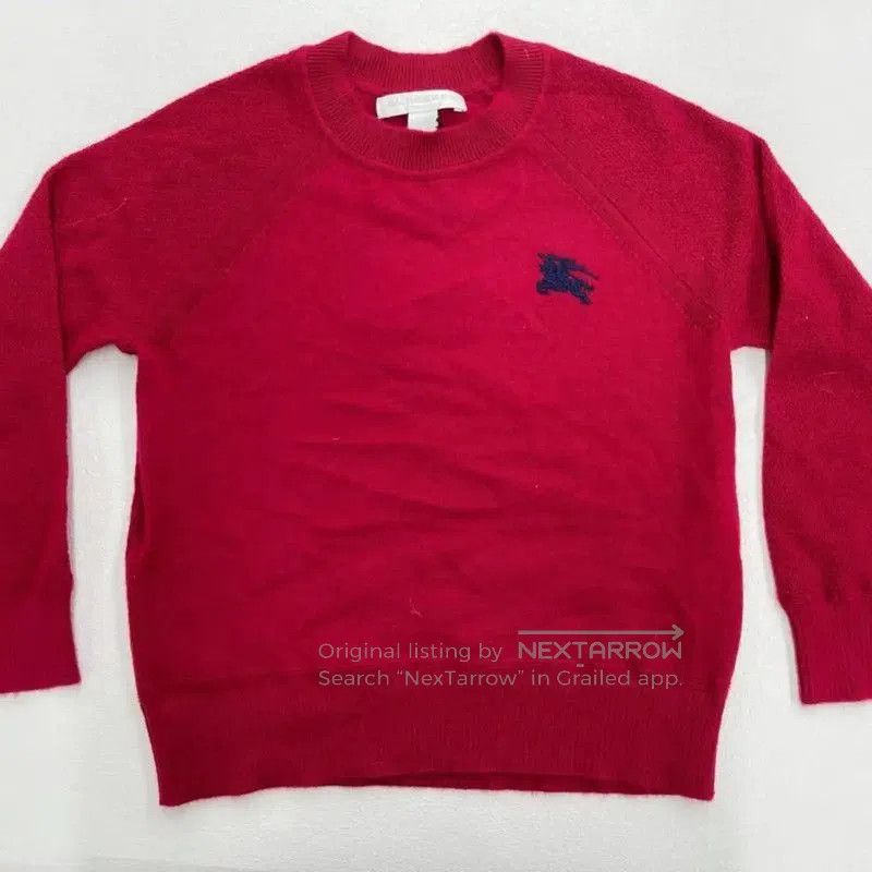 Burberry Burberry Red Cashmere Women’s Sweater. Size S / US 4 / IT 40 - 1 Thumbnail