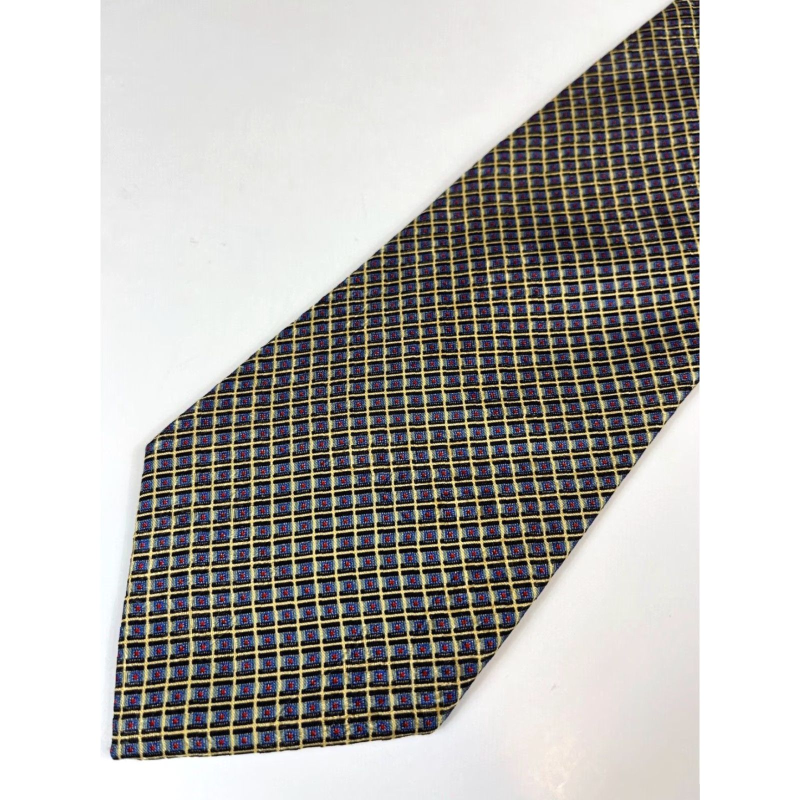 Stefano Ricci Stefano Ricci Men’s Silk Tie Check Floral Holographic Made in Italy Size ONE SIZE - 4 Thumbnail
