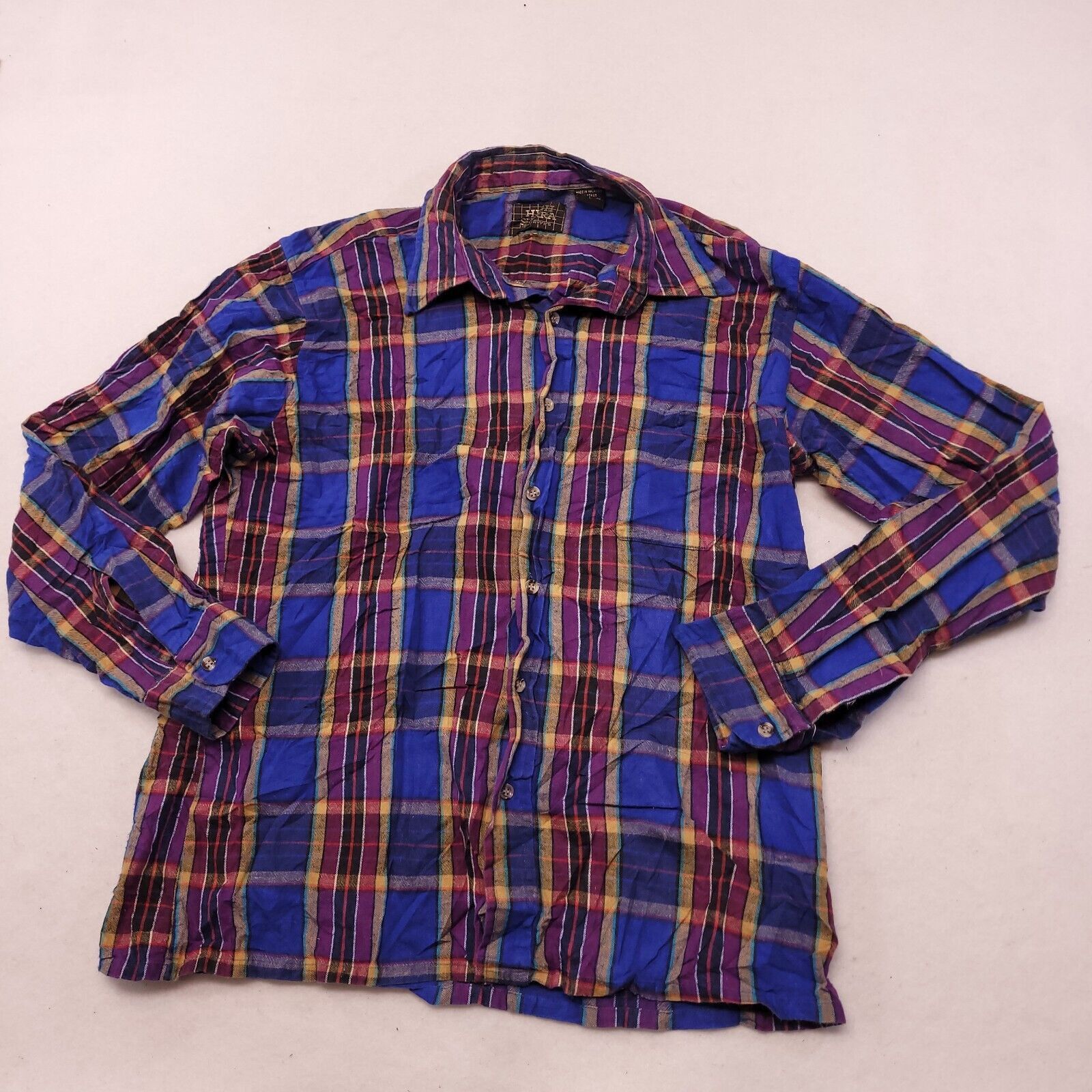 High Sierra High Sierra Tartan Flannel Shirt Mens Size L Blue Red Yellow Size US L / EU 52-54 / 3 - 2 Thumbnail