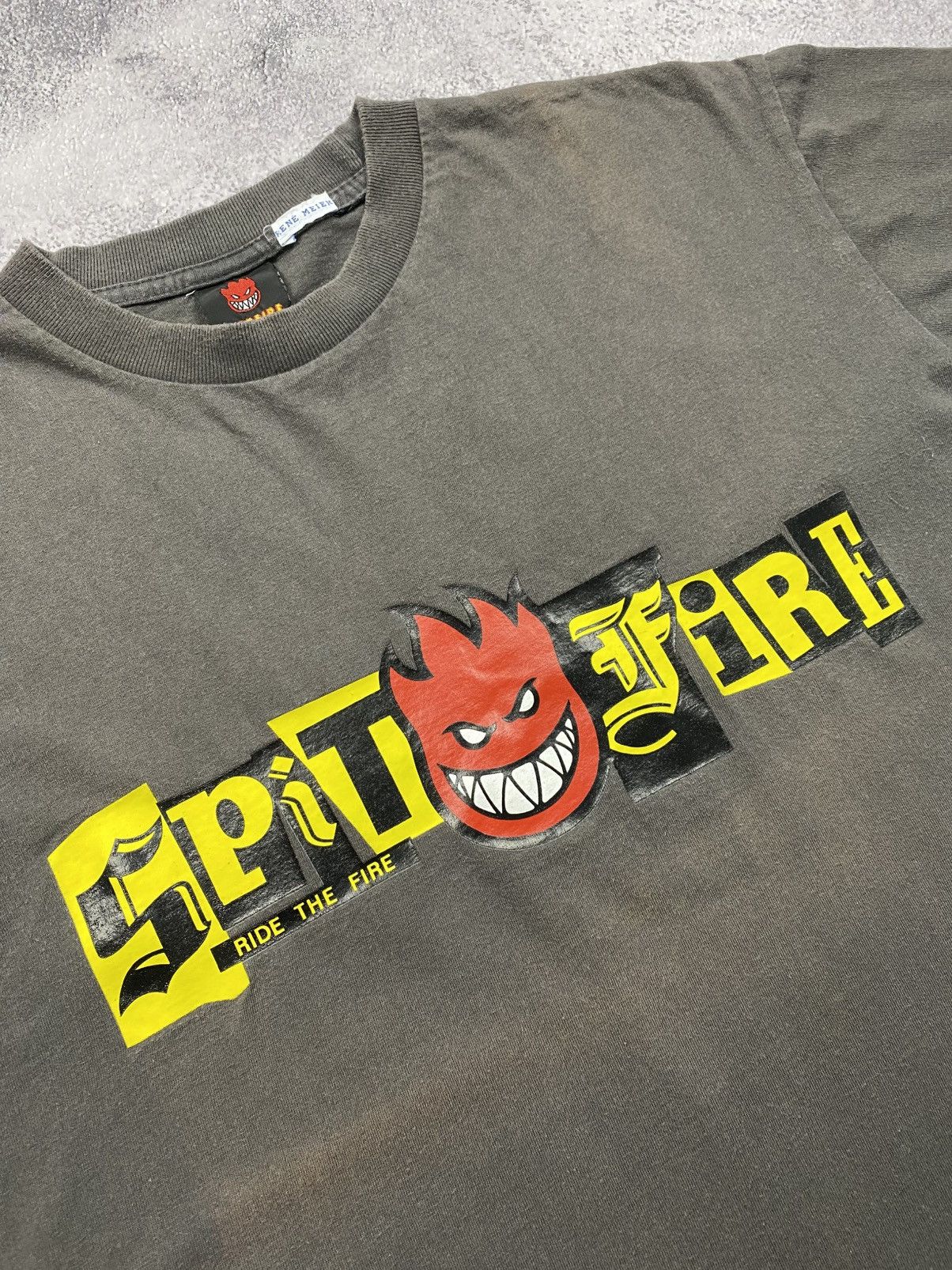 Spitfire Vintage Spitfire Skateboards T-Shirt Rare Spellout Logo Tee Size US L / EU 52-54 / 3 - 7 Thumbnail