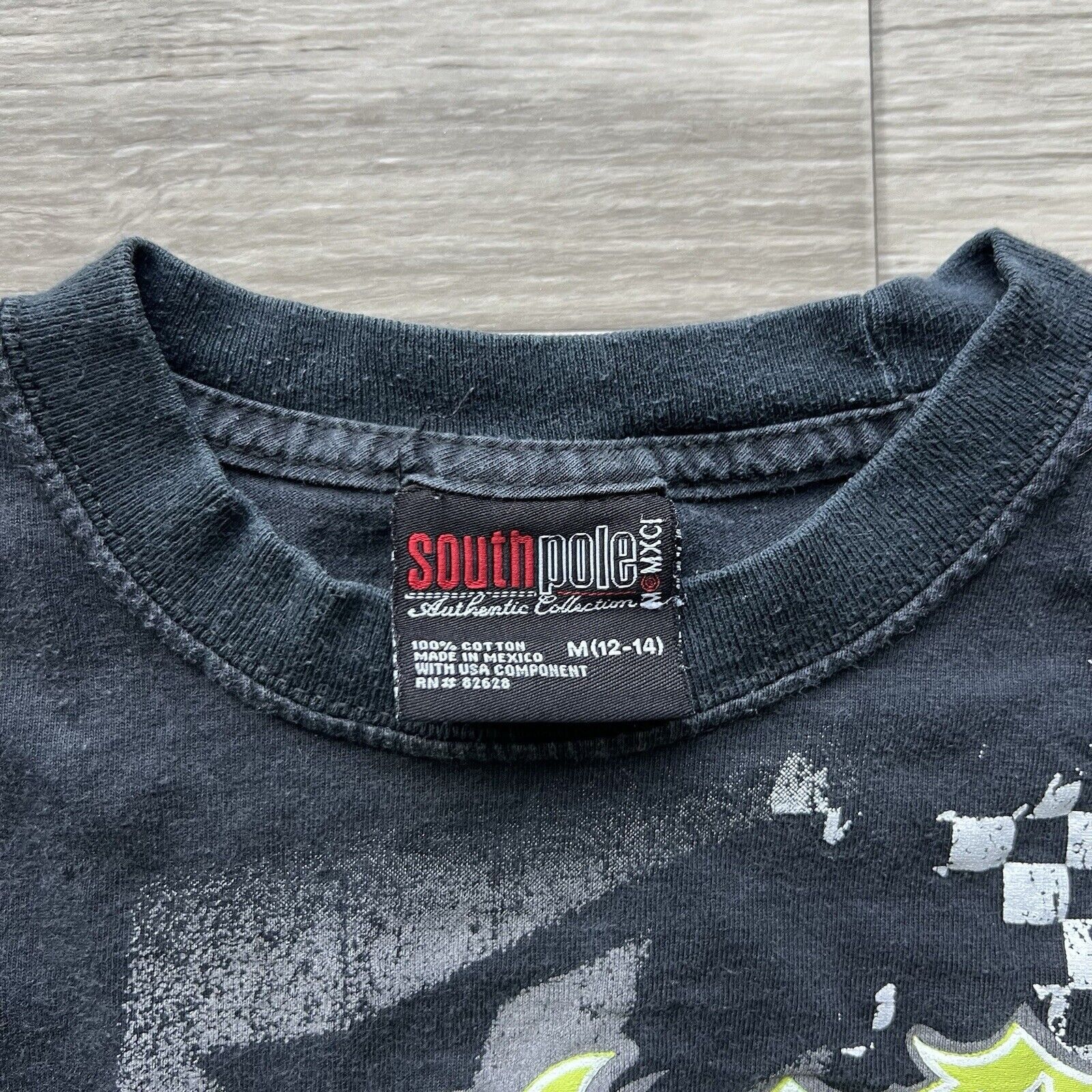 Southpole Vintage Y2K South Pole T-shirt Mens Size M Emo Goth Skater Size US M / EU 48-50 / 2 - 3 Thumbnail