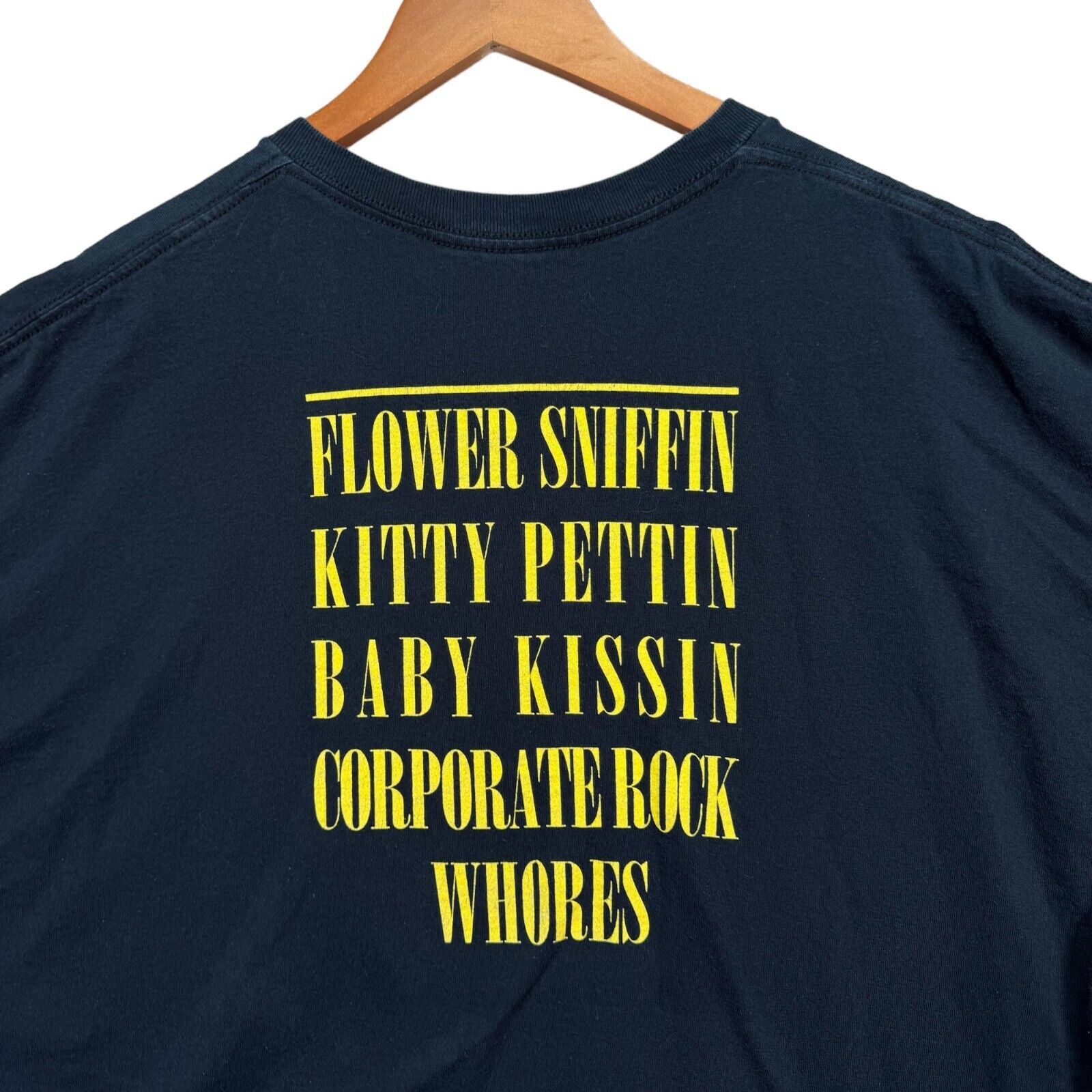 Nirvana Nirvana Smiley T-Shirt Band Grunge Song List Whores 2003 Size US XXL / EU 58 / 5 - 4 Thumbnail