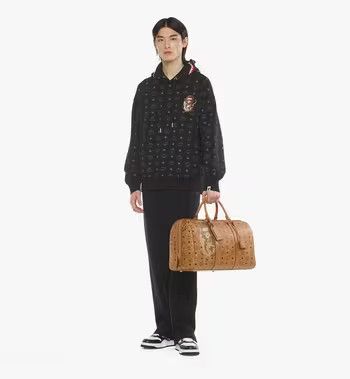 MCM o1mt1gz0125 Size: OS / Dragon-Detailed Luggage Brown/Black Size ONE SIZE - 5 Thumbnail