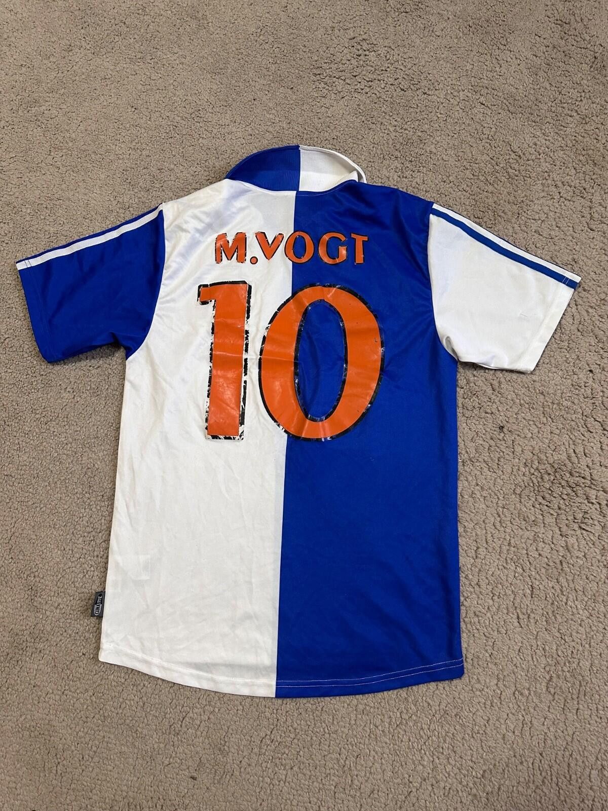 Adidas #10 V.VOGT Grasshopper FC 2002 Football Shirt Soccer Adidas Size US S / EU 44-46 / 1 - 6 Thumbnail
