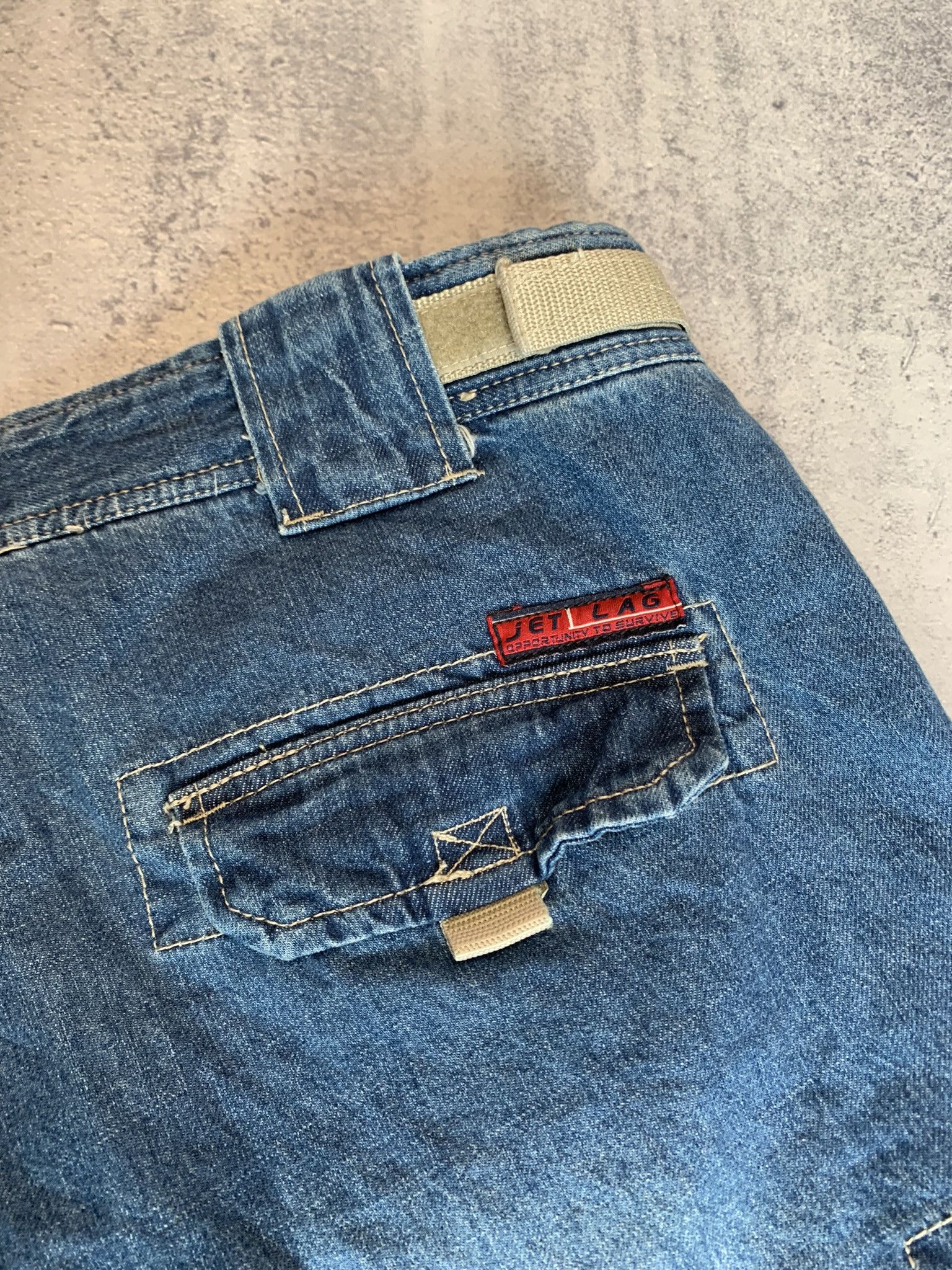 Jet Lag Vintage Y2K Jet Lag NYC Baggy Rare Cargo Pants Size XL Size US 36 / EU 52 - 9 Thumbnail