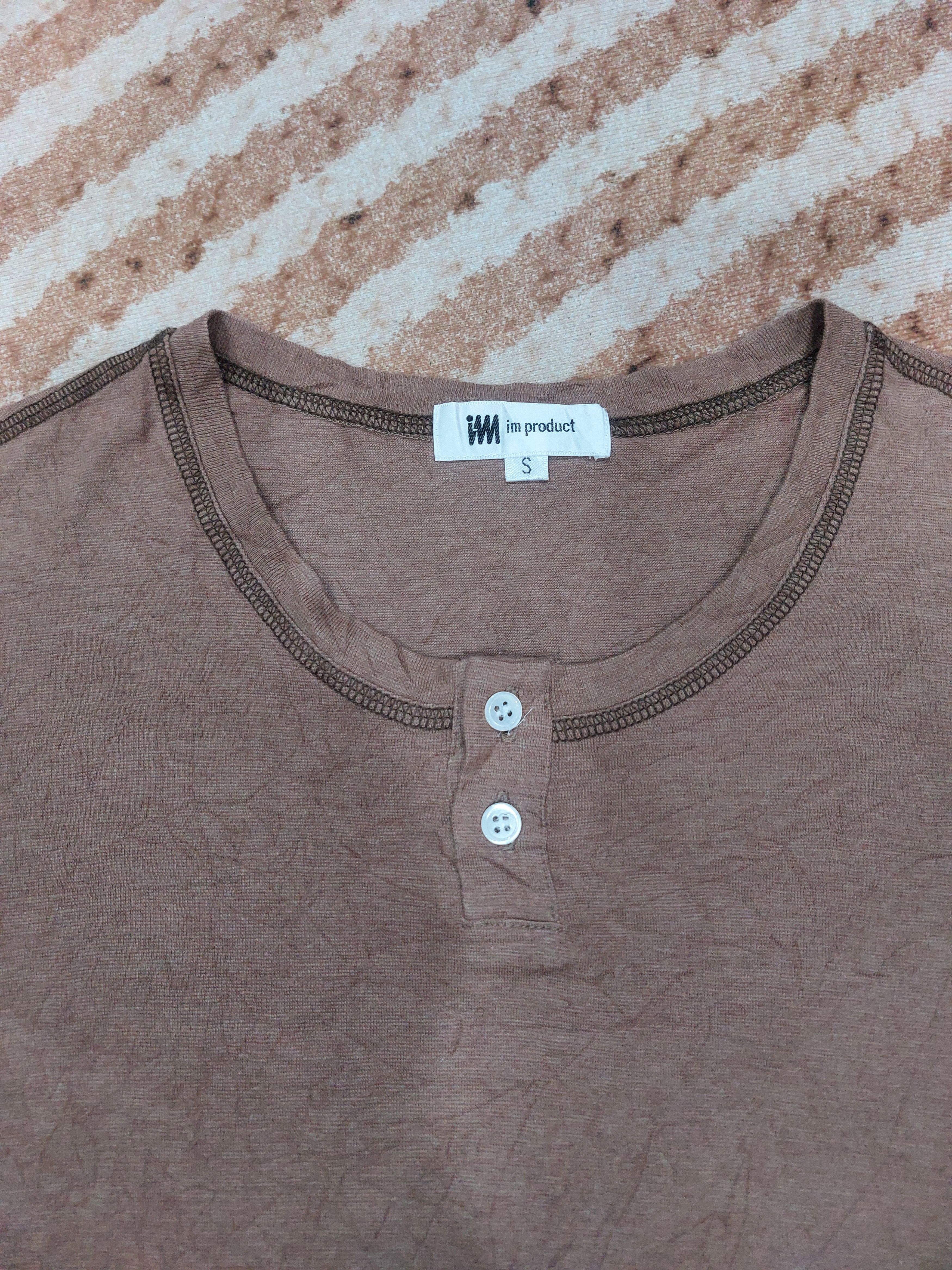 Issey Miyake ISSEY MIYAKE HENLEY NECK TEE Size US M / EU 48-50 / 2 - 5 Thumbnail
