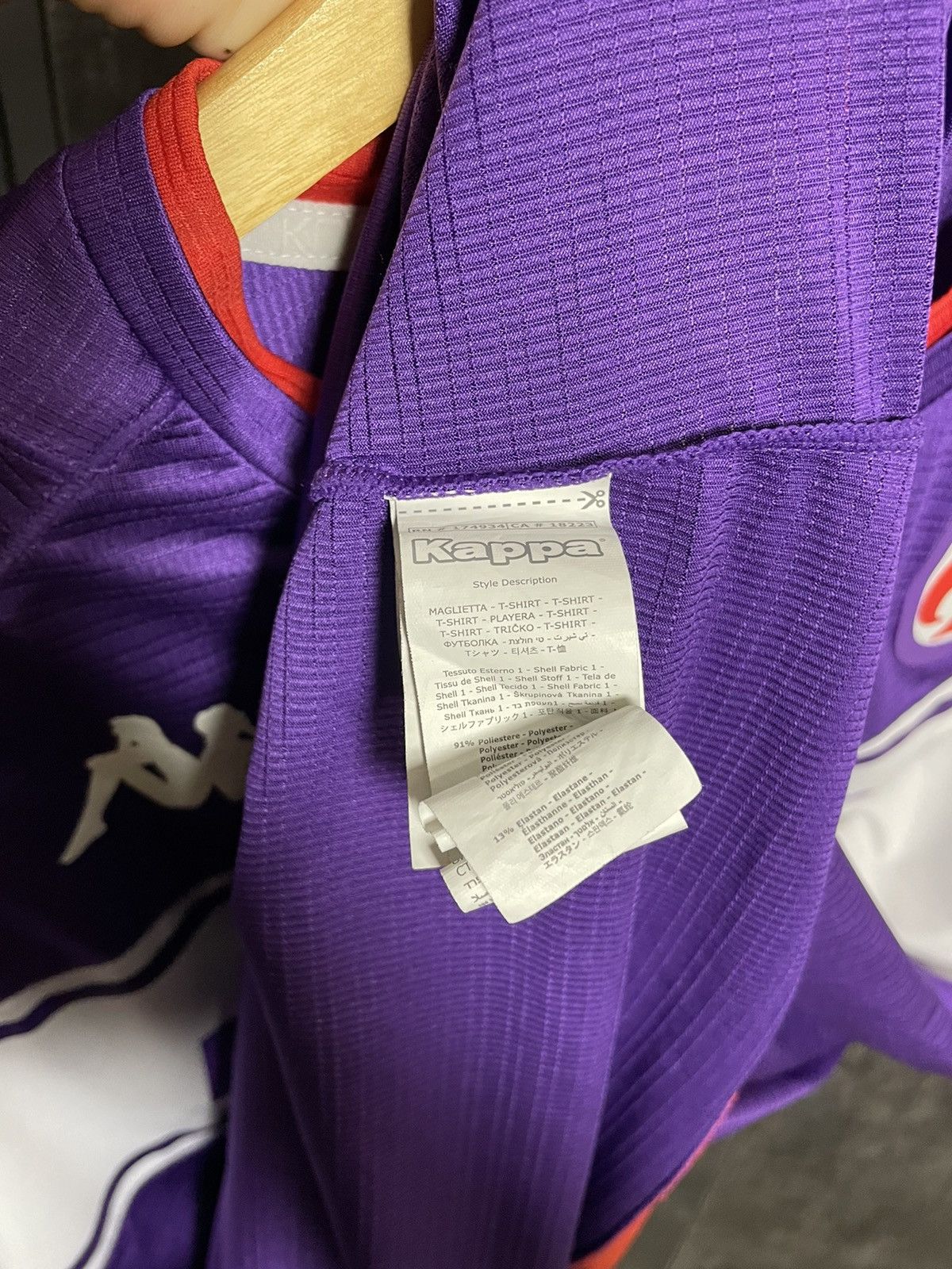 Kappa × Vintage 2021 Kappa Fiorentina Home Soccer Jersey Football Team Hype Size US L / EU 52-54 / 3 - 13 Thumbnail