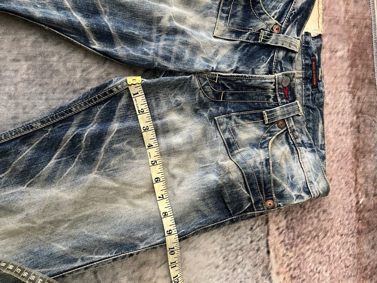 If Six Was Nine × Japanese Brand × Vintage Flare Crazy Striking Blueway Denim Size US 32 / EU 48 - 11 Thumbnail