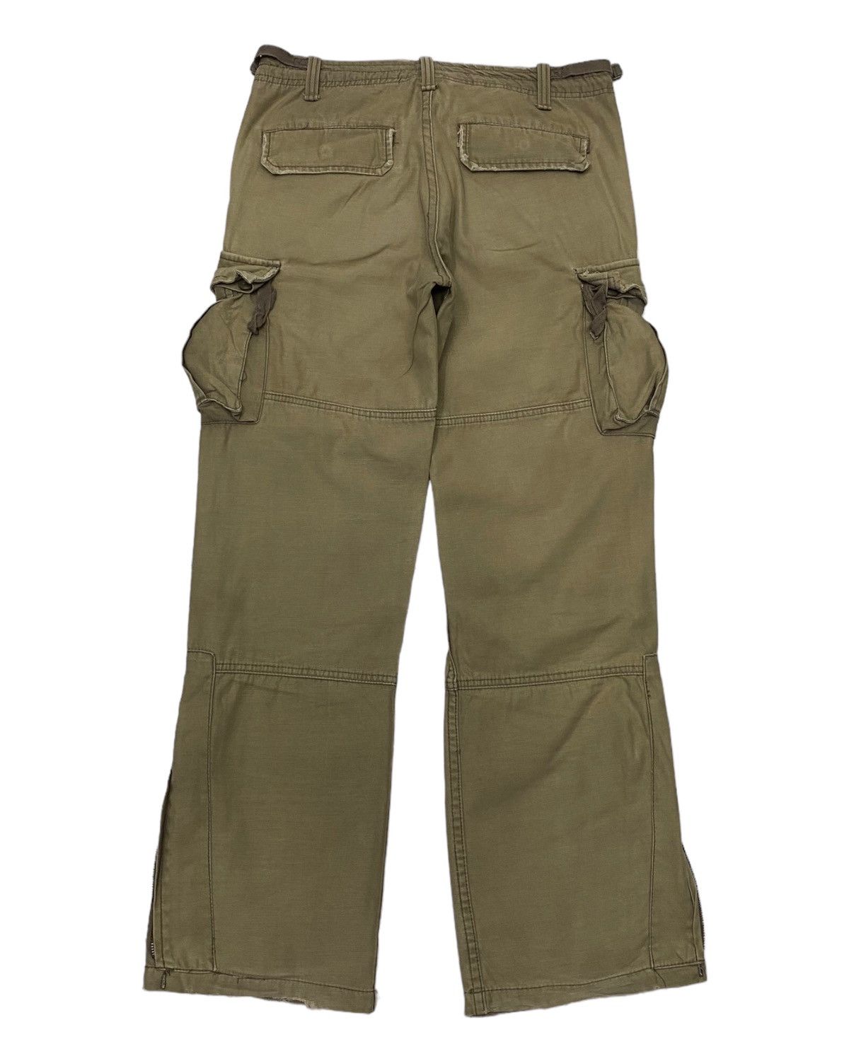 20471120 🔥FLARE CARGO PANTS MULTI POCKET JUNGLE STORM FLARE CARGO Size US 32 / EU 48 - 3 Thumbnail