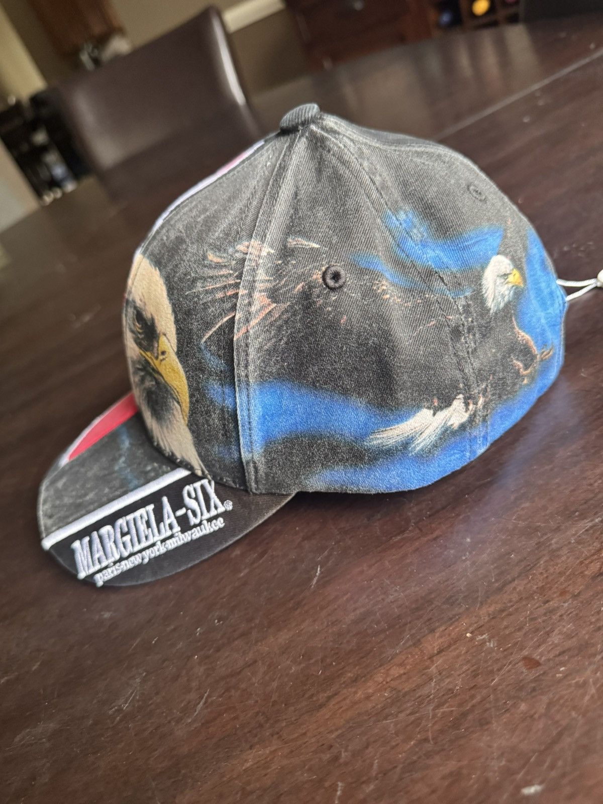 Maison Margiela × Supreme Supreme MM6 Maison Margiela Split 6 Panel Hat Black Size ONE SIZE - 4 Thumbnail