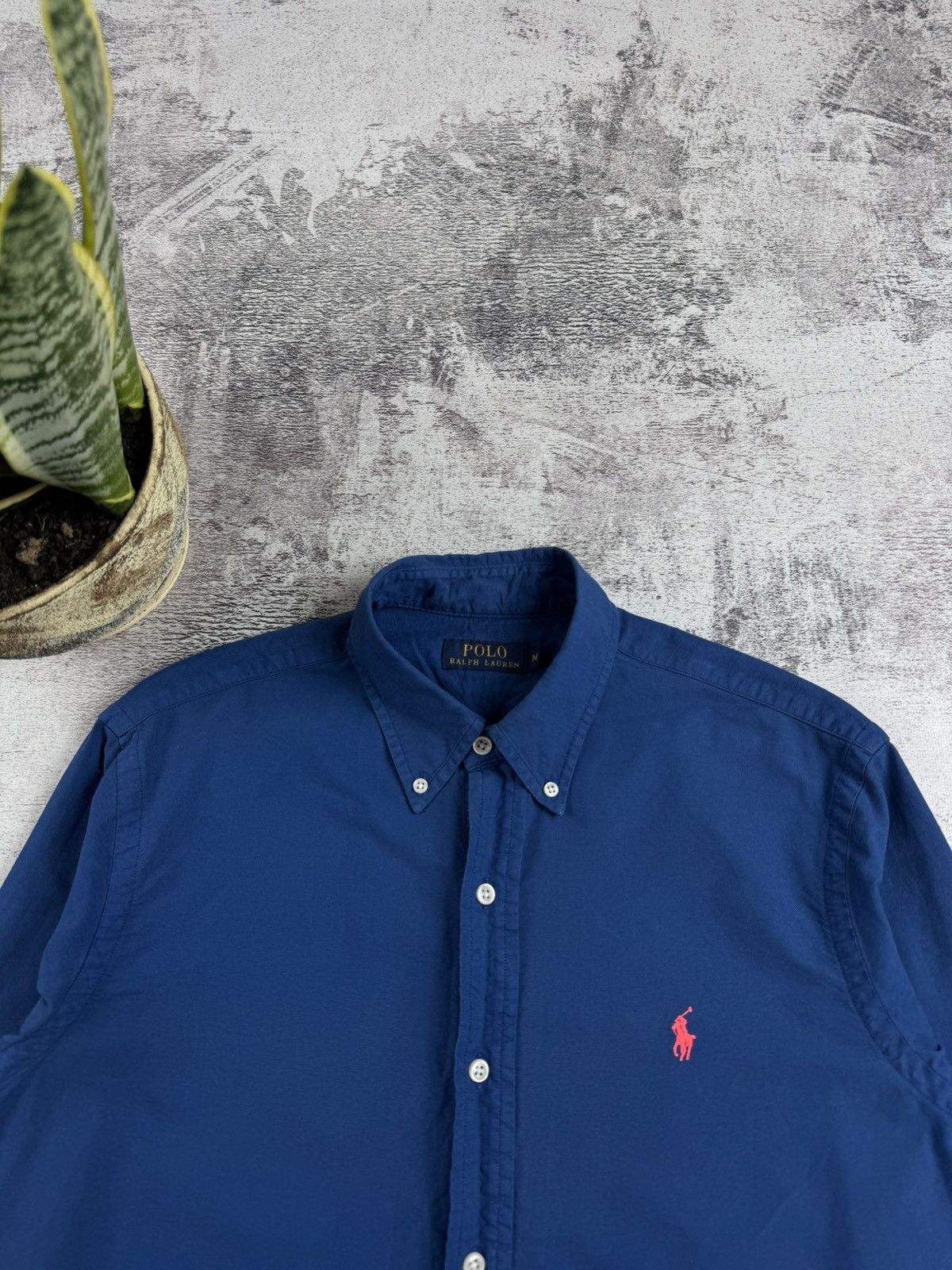 Polo Ralph Lauren Polo Ralph Lauren Basic 90S Longsleeve Luxury Button Shirt Size US M / EU 48-50 / 2 - 7 Thumbnail
