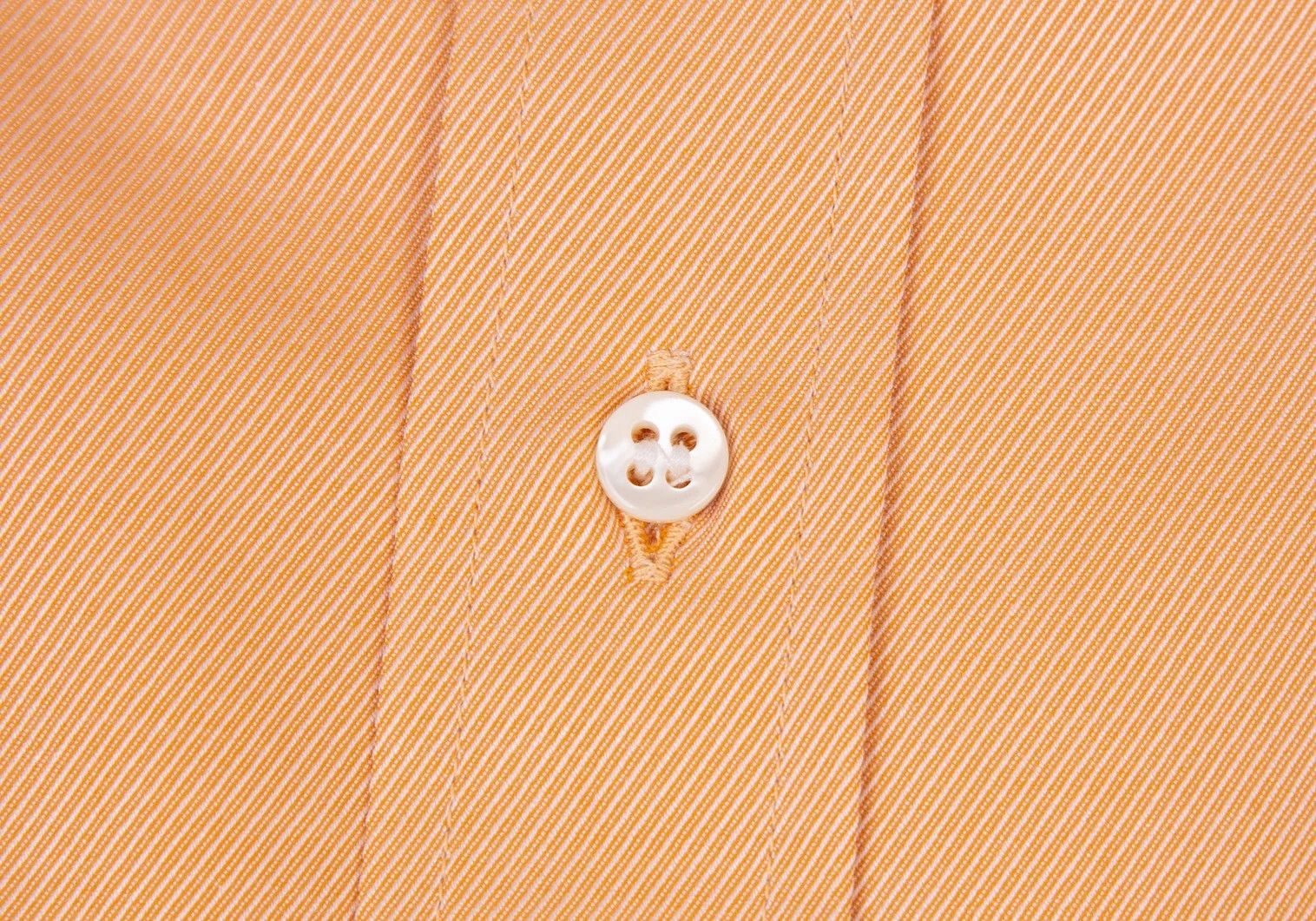 Dries Van Noten Cotton Double Cuff Long Sleeve Shirt in Light Orange Size US XXS / EU 40 - 3 Thumbnail