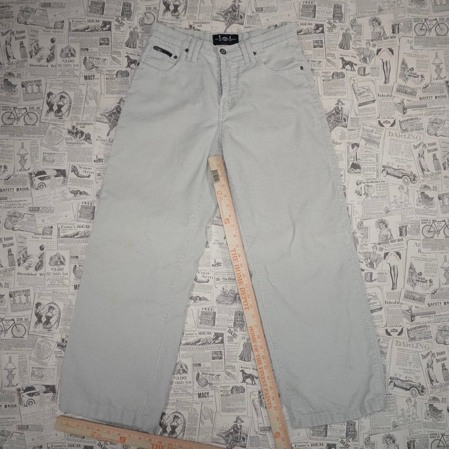 L.E.I. 11 -Vintage Y2K Lei corduroy baggy wide leg skater pants 90s Size US 26 / EU 42 - 5 Thumbnail