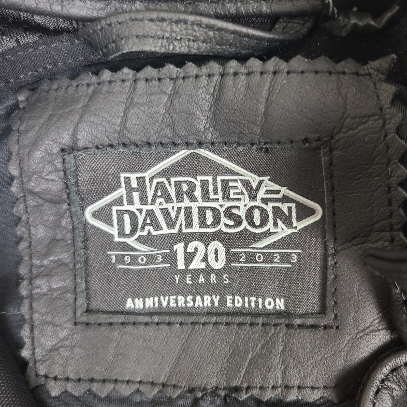 Harley Davidson Harley Davidson Women's 120th Anniversary Black Revelry Leat Size S / US 4 / IT 40 - 7 Thumbnail