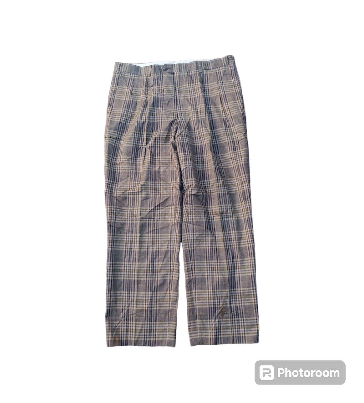 Balmain × Pierre Balmain Vintage Pierre Balmain Tartan Pants Size US 35 - 1 Thumbnail