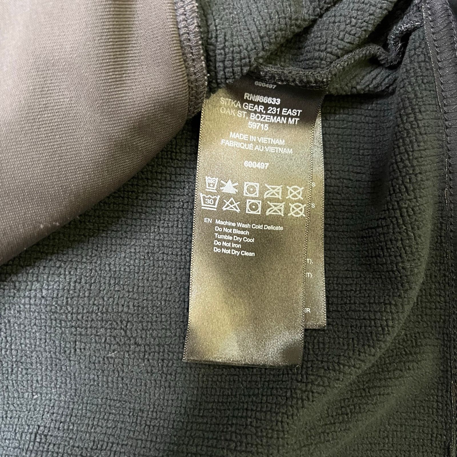 SITKA Sitka Jetstream Vest Men 2XL Black Gore Tex Labs Windstopper Size US XXL / EU 58 / 5 - 5 Thumbnail
