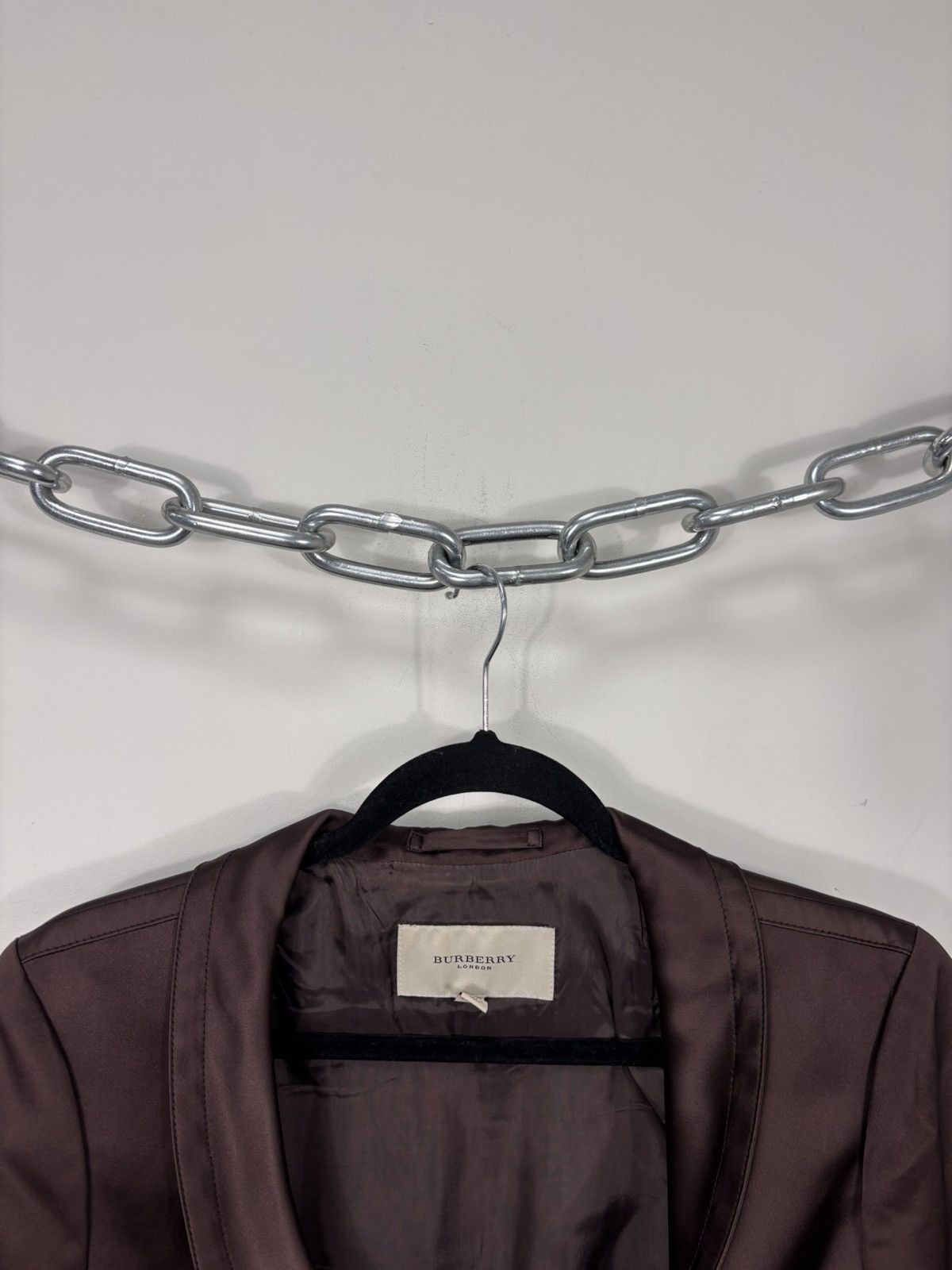 Burberry Burberry London Women’s Brown Double Breasted Blazer Jacket Size L / US 10 / IT 46 - 11 Thumbnail
