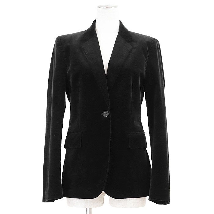 Gucci Gucci Gucci Velour Cotton Blend Tailored Jacket Cotton Outerwear DUTY FREE for USA Size ONE SIZE - 1 Thumbnail