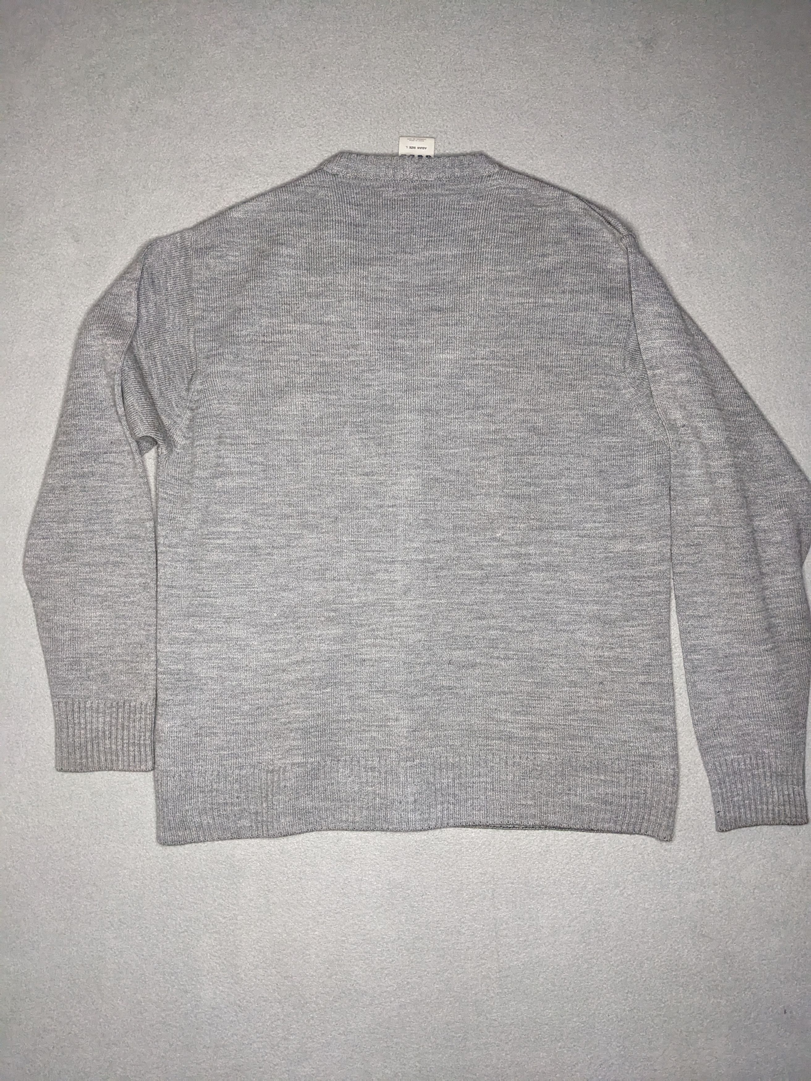 Adidas VTG Adidas Cardigan Knit Sweater Mens Large Wool Acrylic Y2K Size US L / EU 52-54 / 3 - 3 Thumbnail