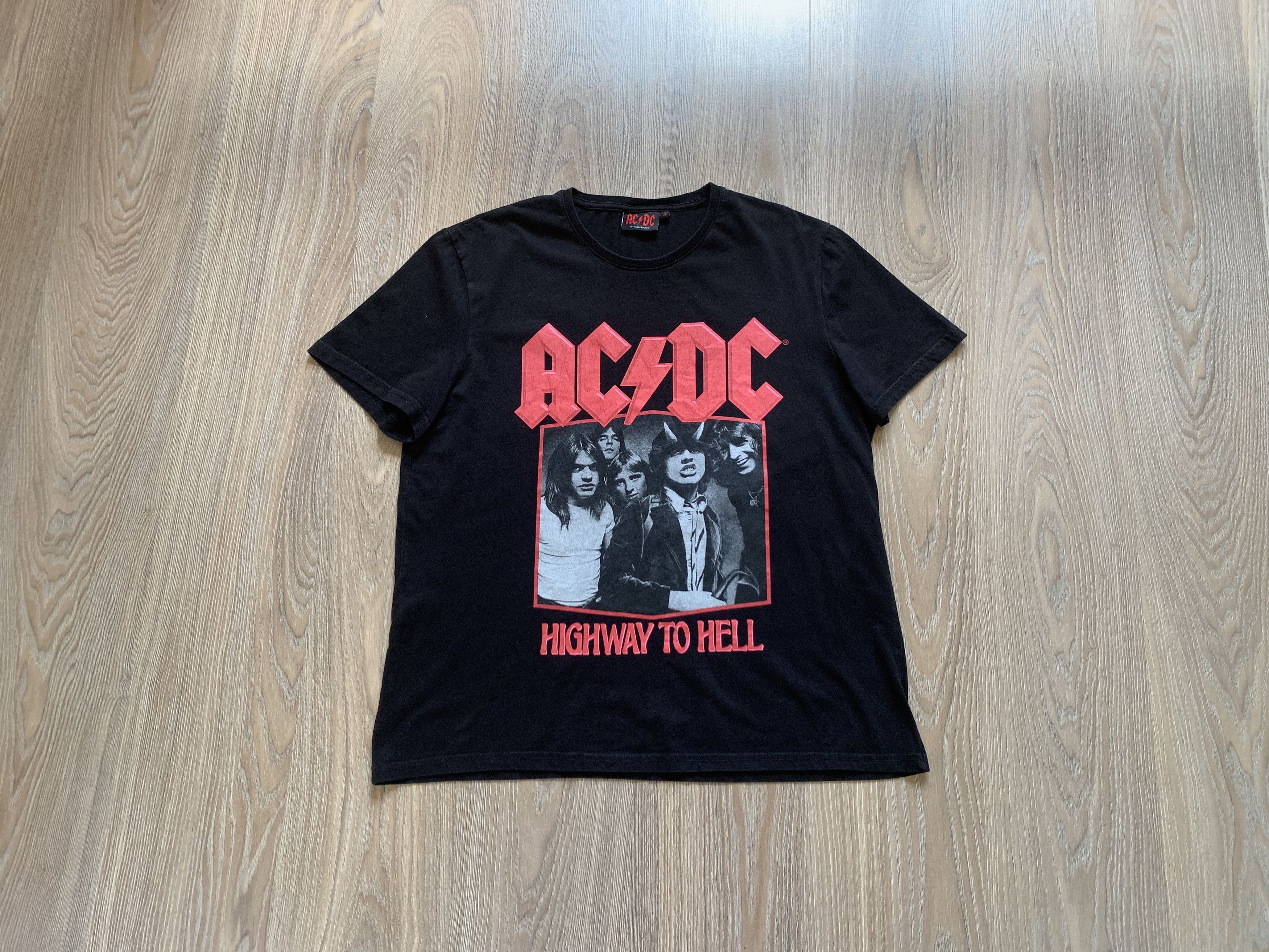 AC/DC × Band Tees Mens AC/DC Highway to Hell Printed T Shirt 2021 Size US XL / EU 56 / 4 - 1 Thumbnail