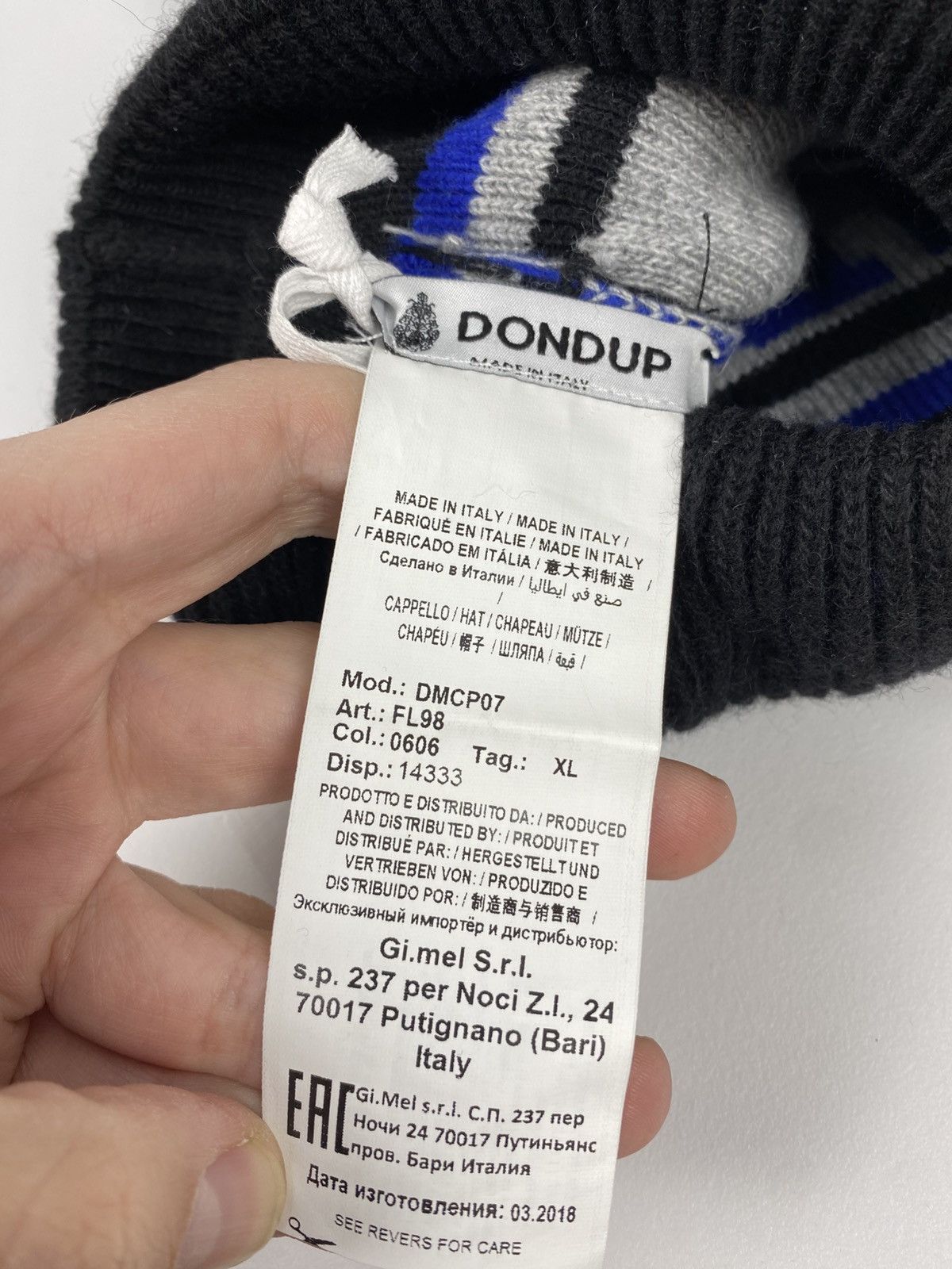 Dondup Dondup Wool-Cashmere Beanie Hat New Size ONE SIZE - 9 Thumbnail