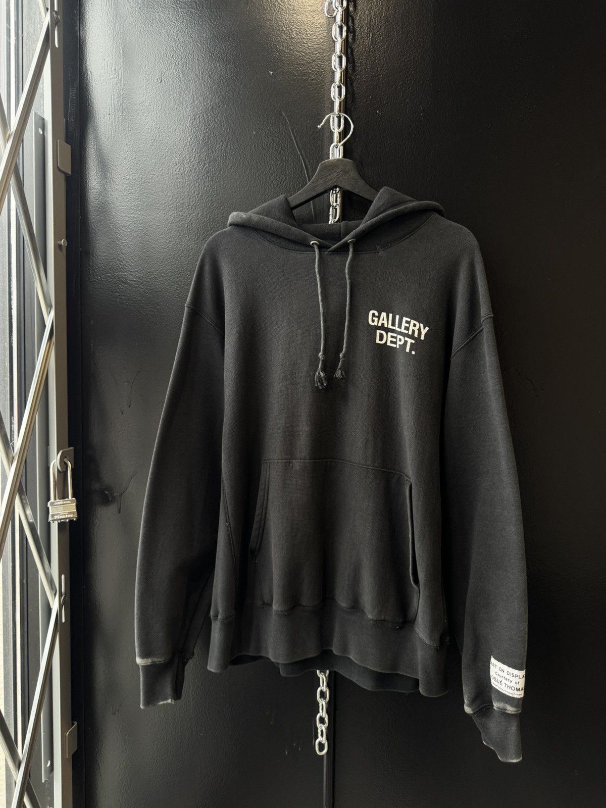 Gallery Dept. Gallery Dept Black Hoodie Size US M / EU 48-50 / 2 - 1 Thumbnail