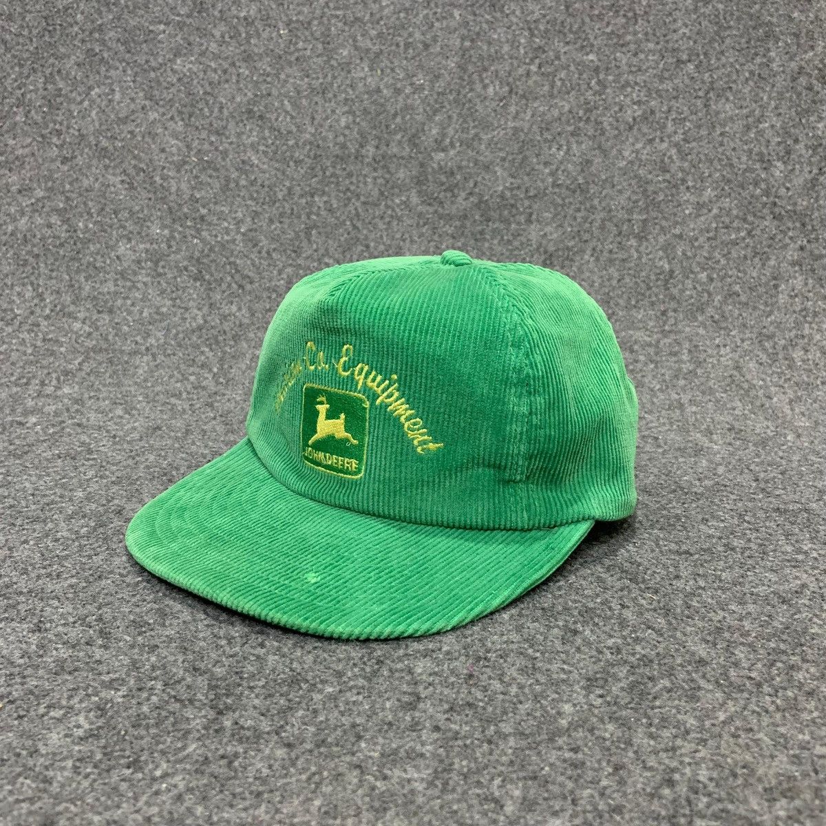 John Deere × Vintage Vtg 90’ JOHN DEERE CORDUROY CAP Size ONE SIZE - 1 Thumbnail